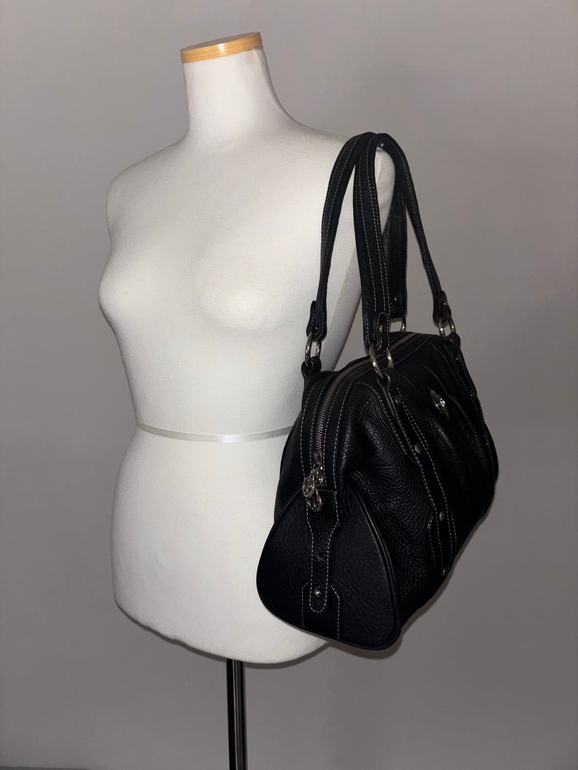 Elegance paris black shoulder bag 상품이미지5