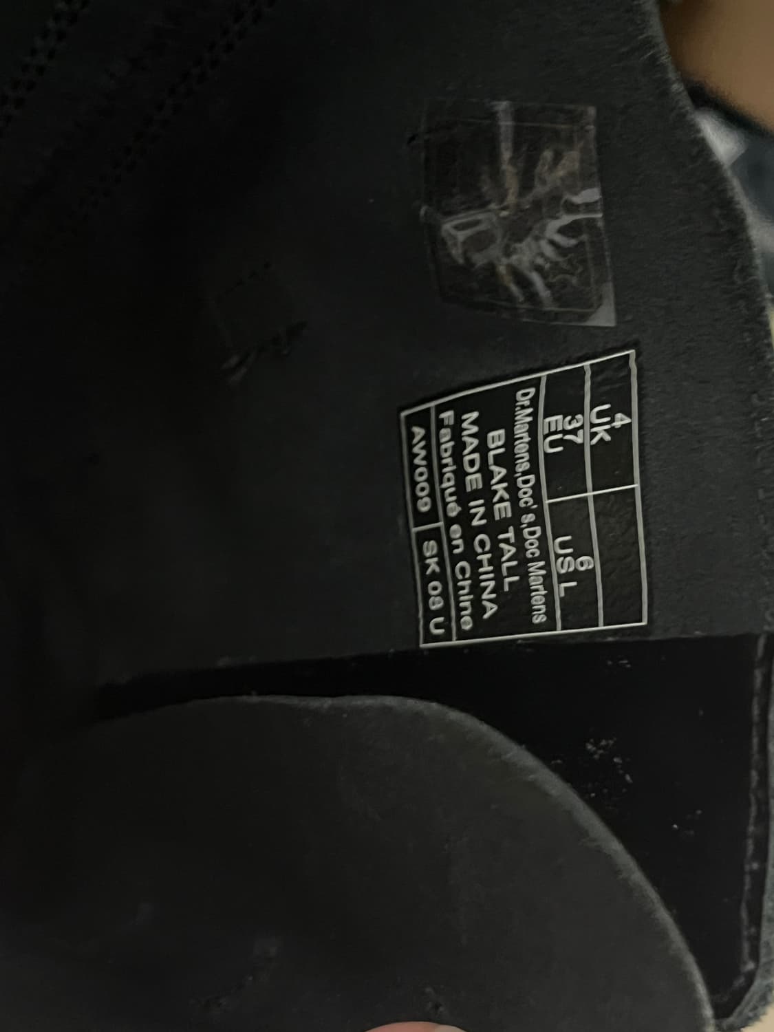 닥터마틴 블레이크 톨 uk4 상품이미지8