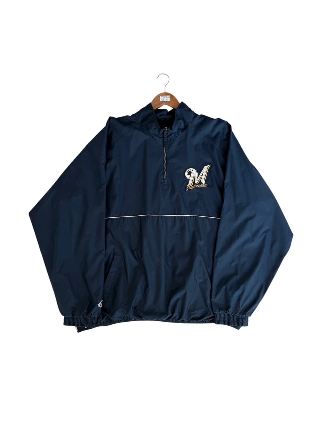 마제스틱 MLB 밀워키 브루어스 풀오버 아노락 상품이미지1