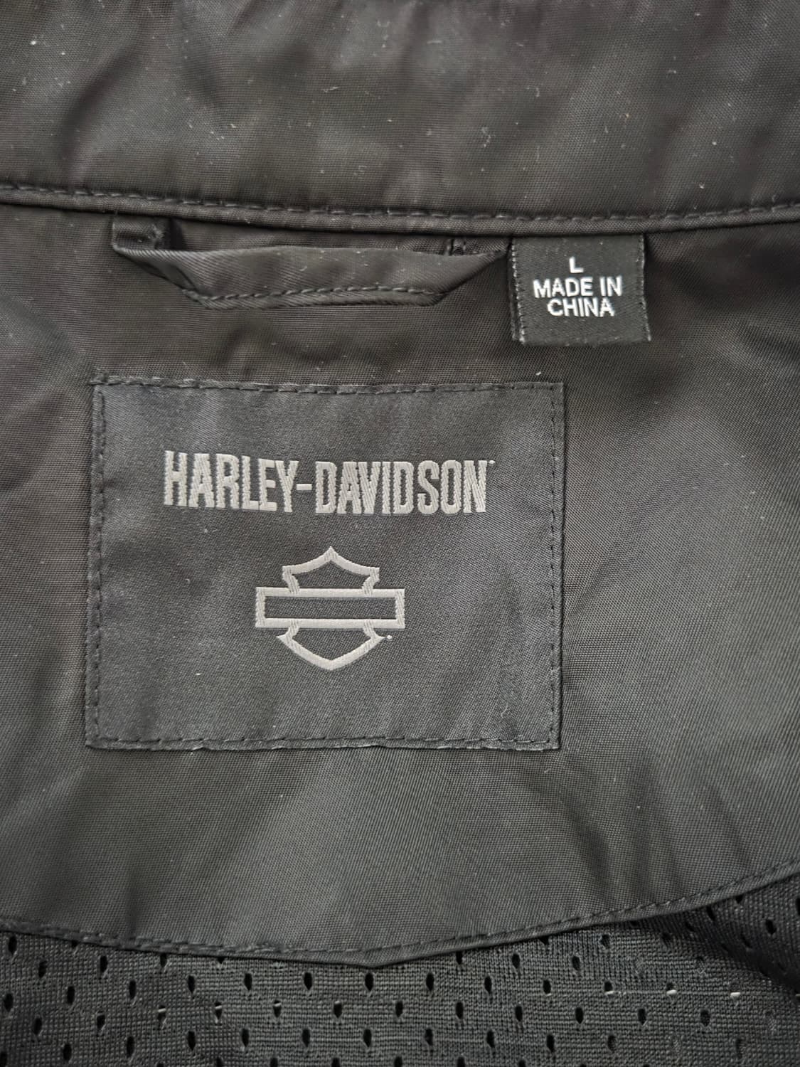 [할리데이비슨] 빅로고 자수 라인 나일론 레이싱 자켓 | 00177 상품이미지3