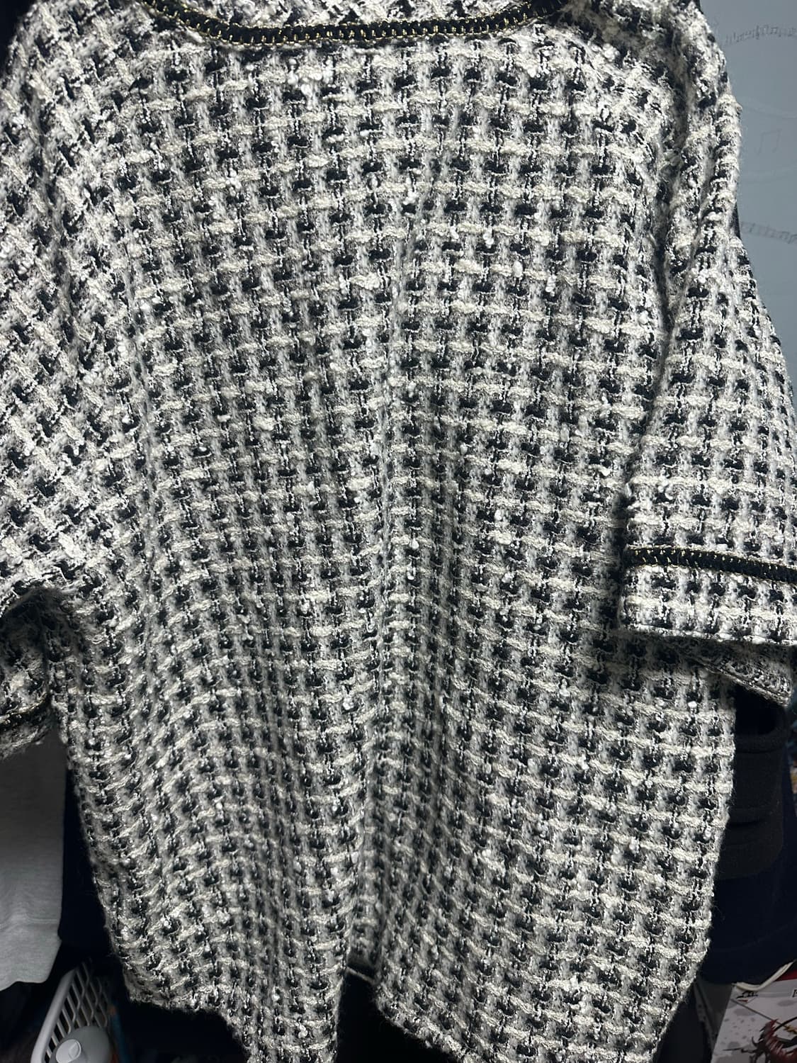 캐피탈 트위드 베이스볼 자켓 상품이미지2