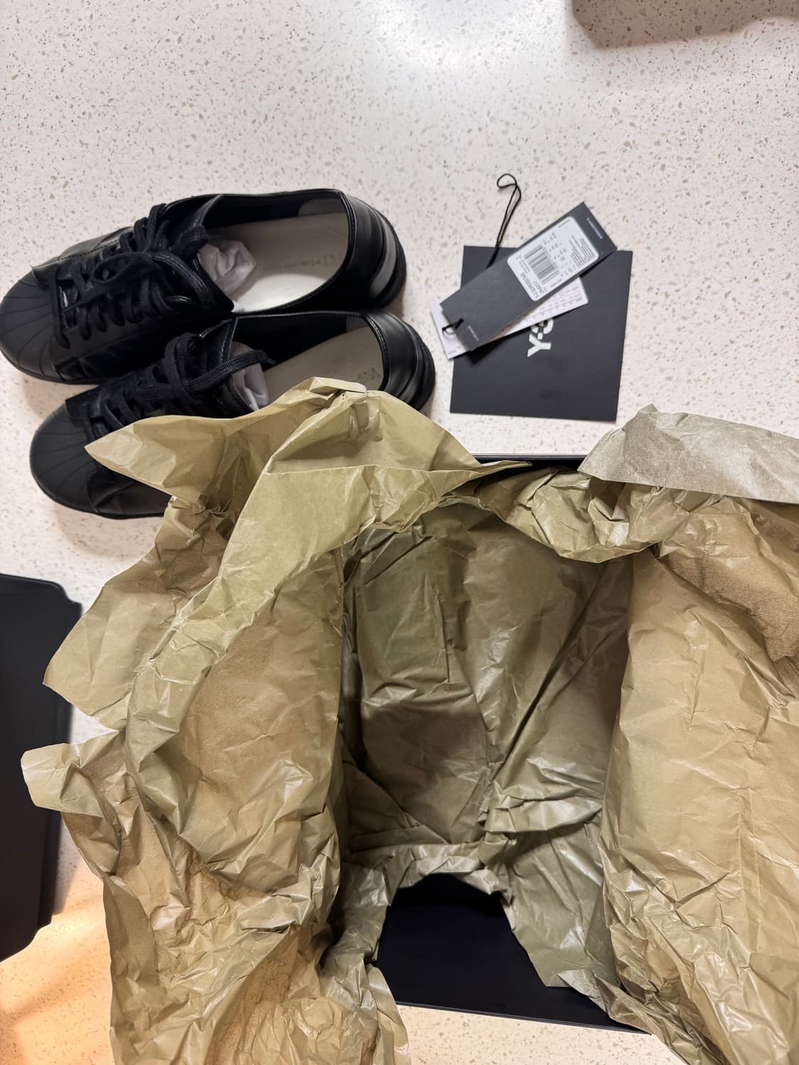 Y-3 슈퍼스타 올블랙 285 상품이미지8