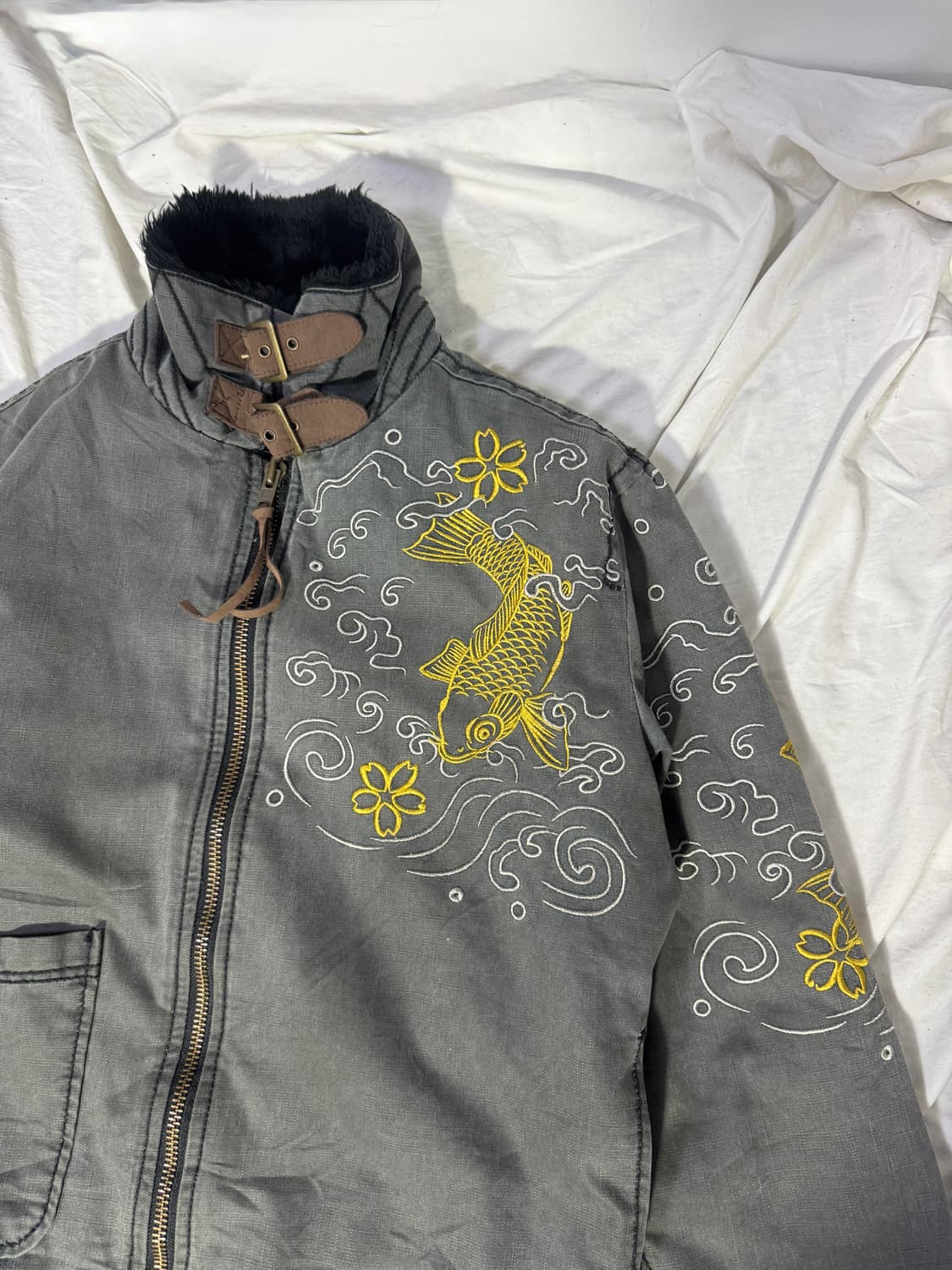 Kula by eternal 오리엔탈 자수 무스탕 y2k 오즈온  상품이미지7