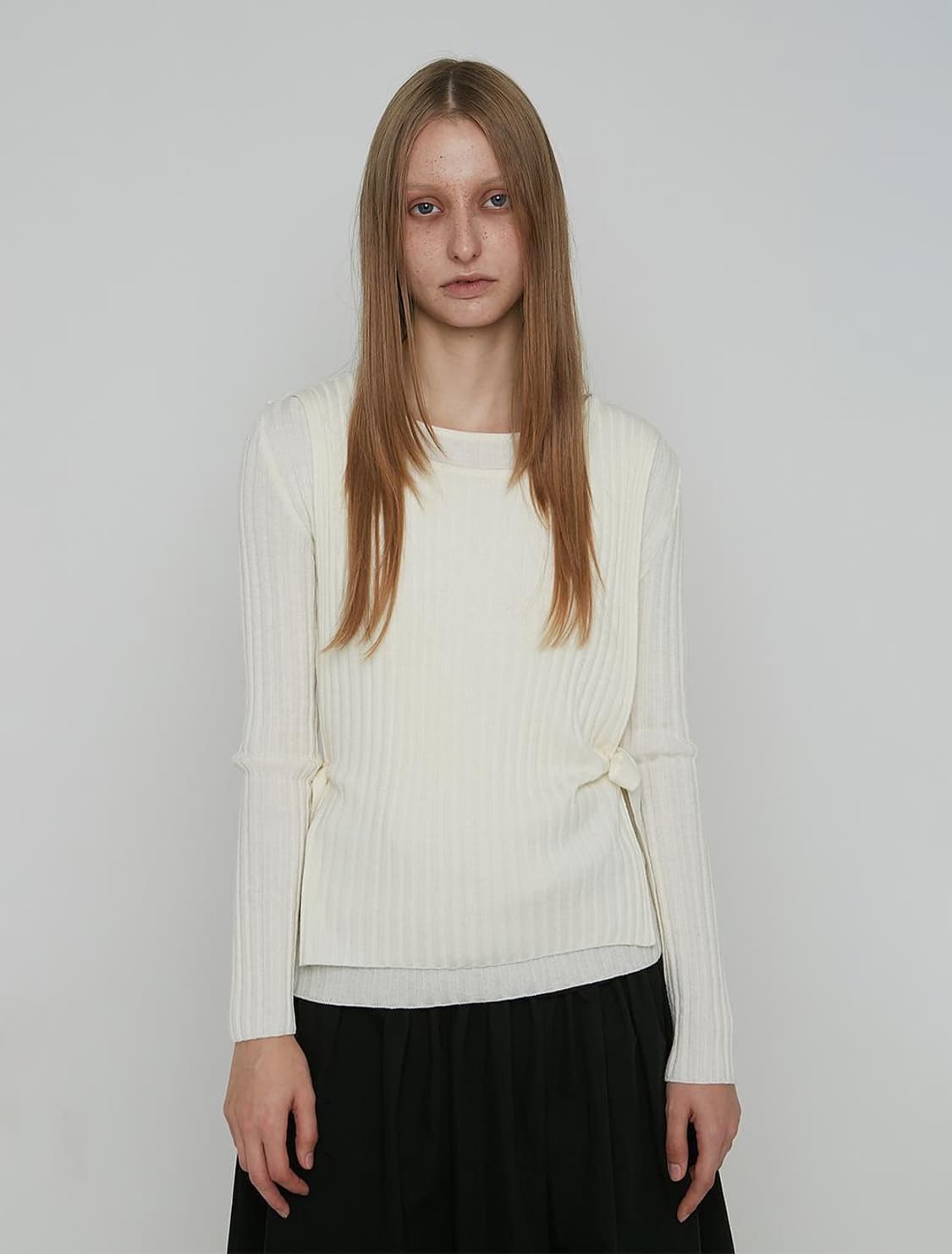 로우타이드 레이어드 니트 새상품 상품이미지3