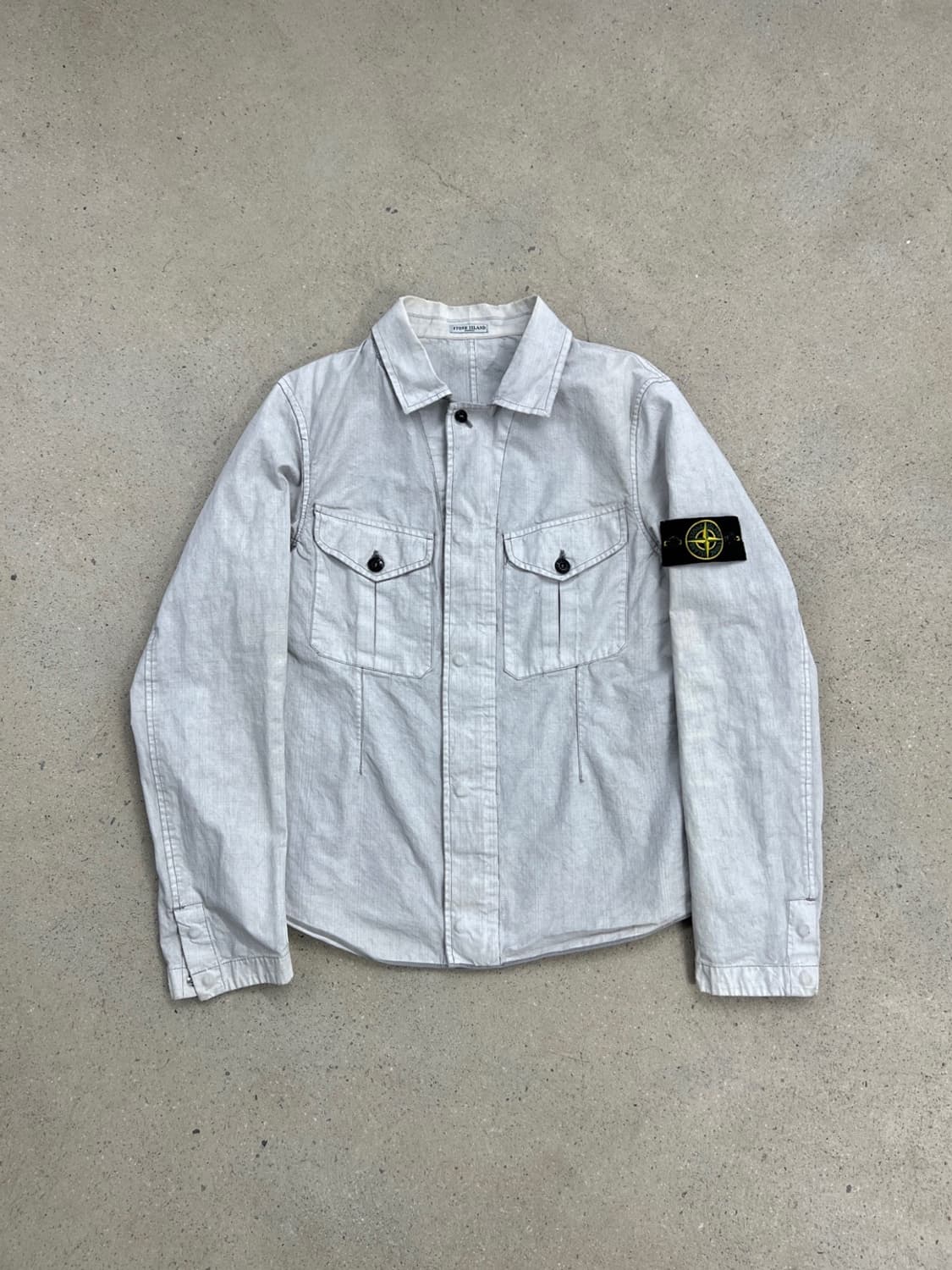 스톤아일랜드 00s 와펜 레지나토 셔츠 자켓 상품이미지1