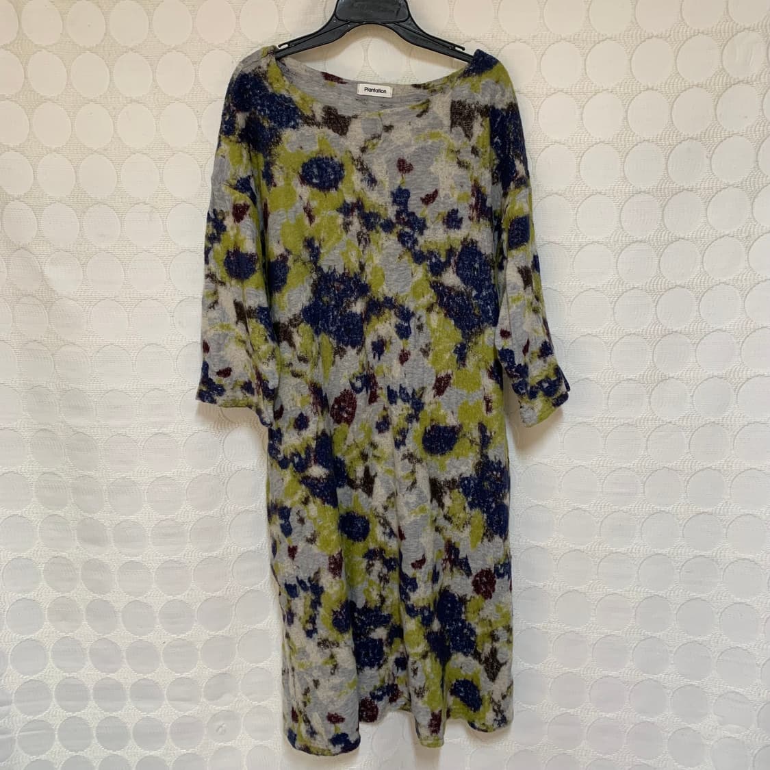 plantation 오일 페인팅 울 원피스 상품이미지2