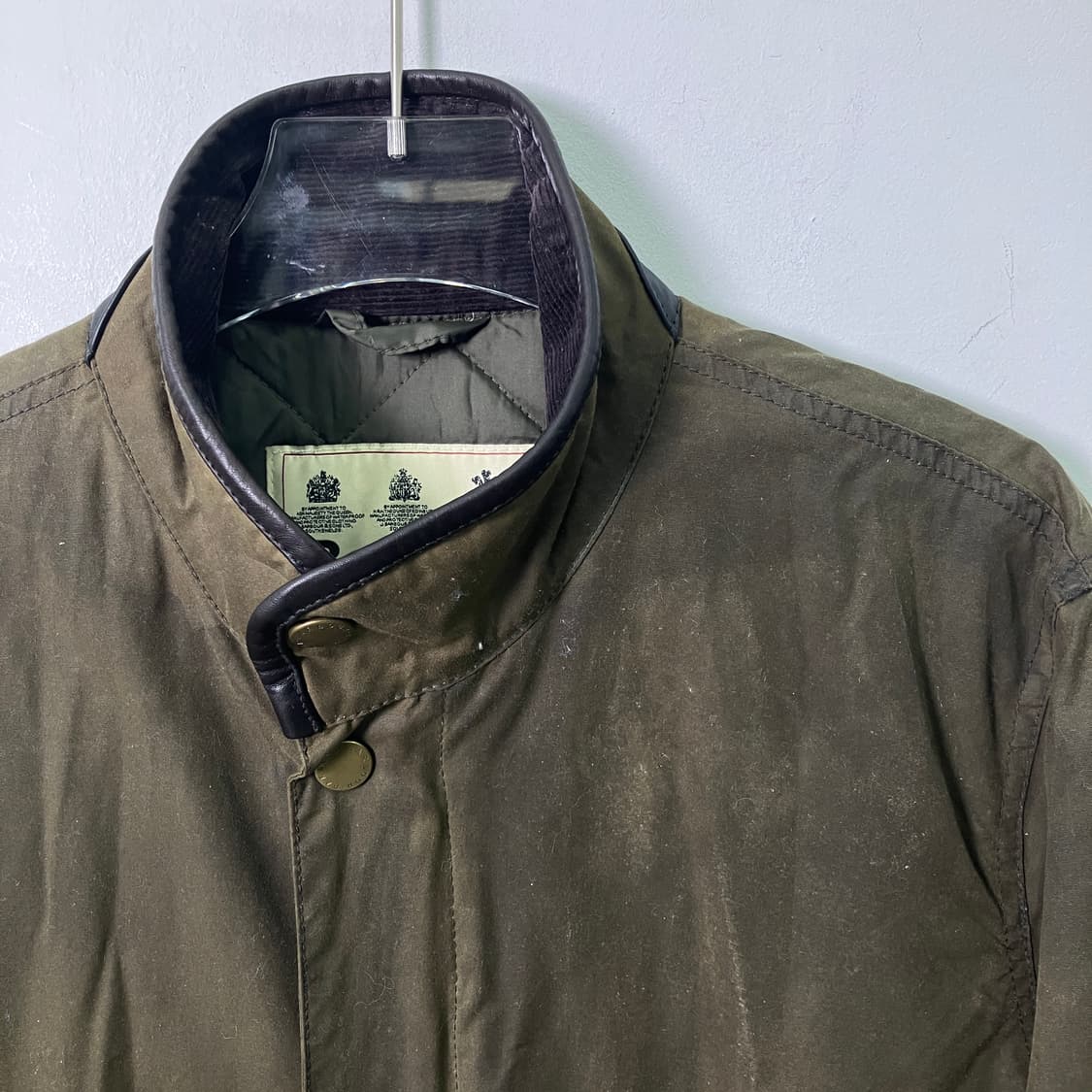 바버 프레스트버리 왁스 자켓 M 상품이미지4