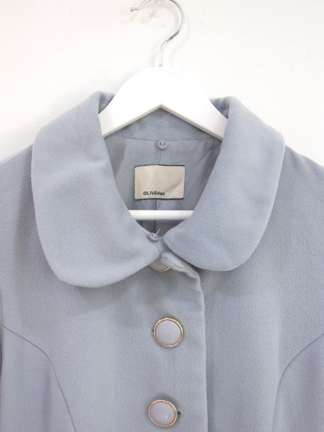 olive des olive 올리브데올리브 뮤트블루 원피스코트 헤이세이 상품이미지4