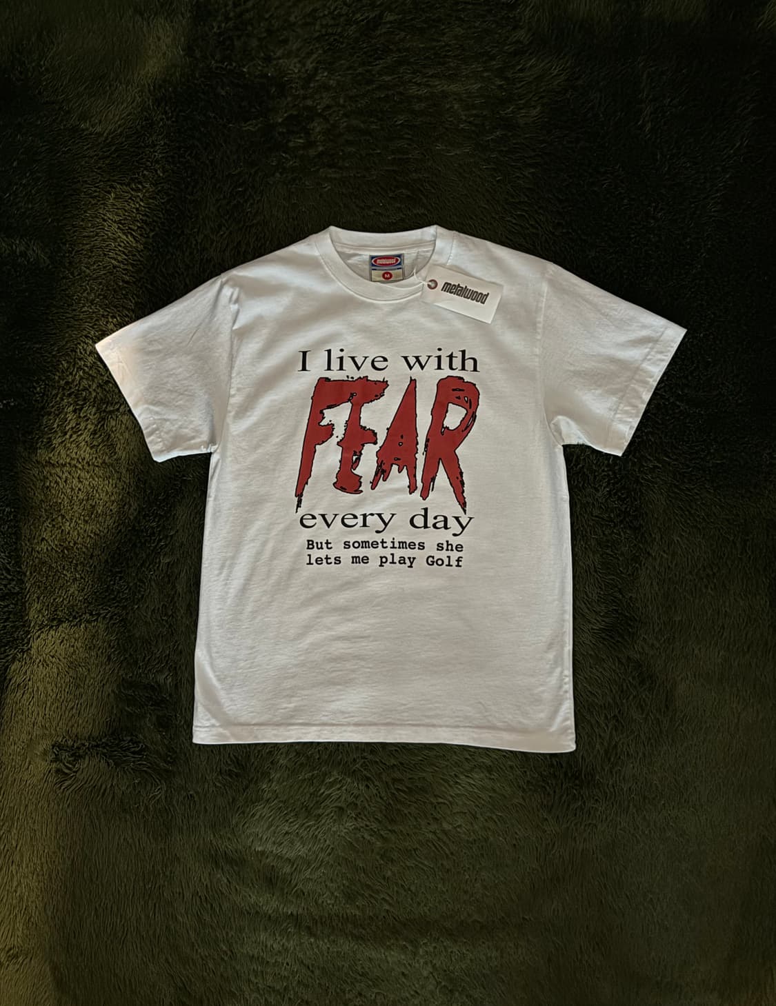 [M] METALWOOD STUDIO 메탈우드 FEAR 골프 티셔츠 상품이미지1