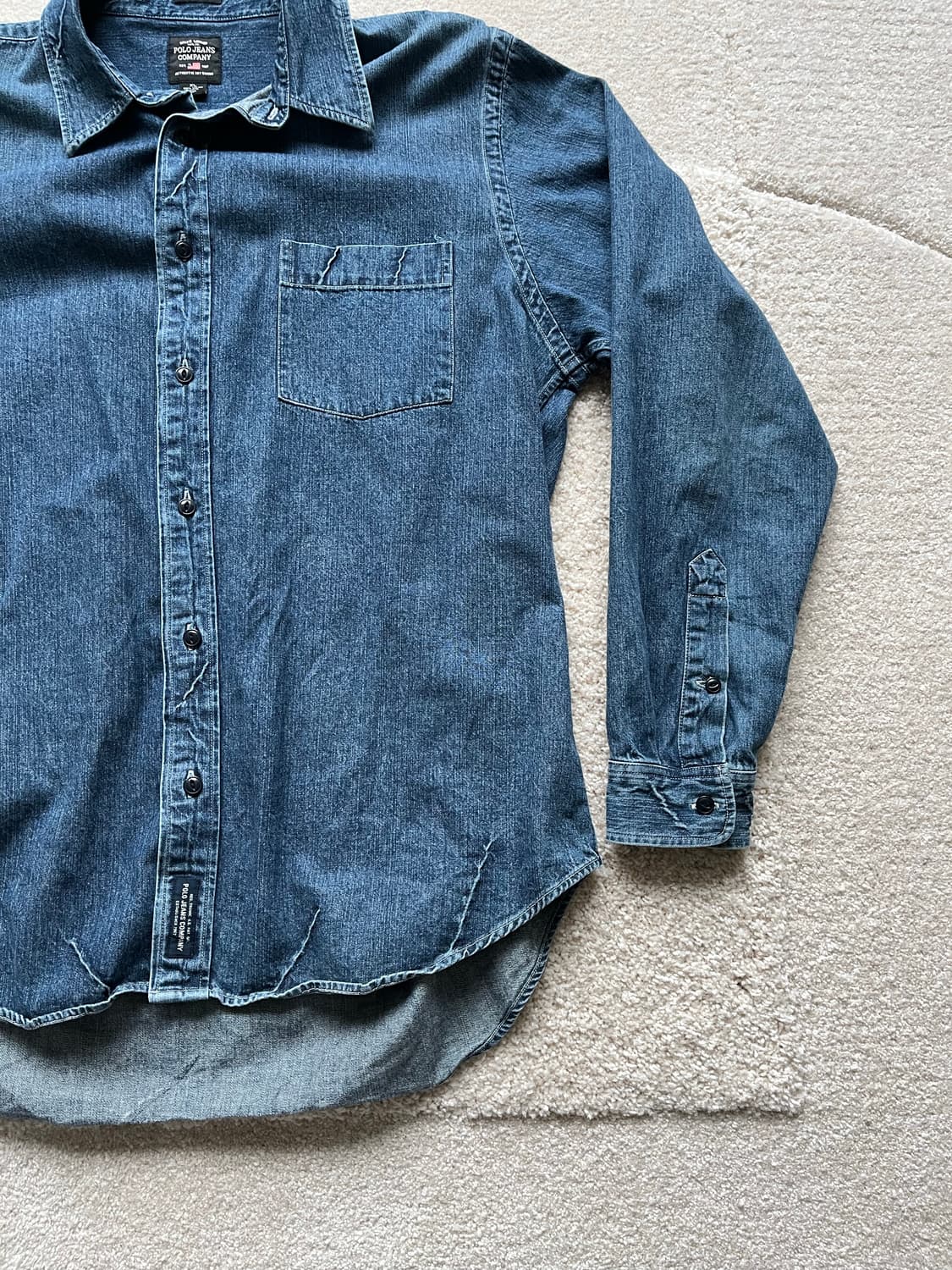 폴로 진스 컴퍼니 데님 셔츠 (105) 상품이미지3