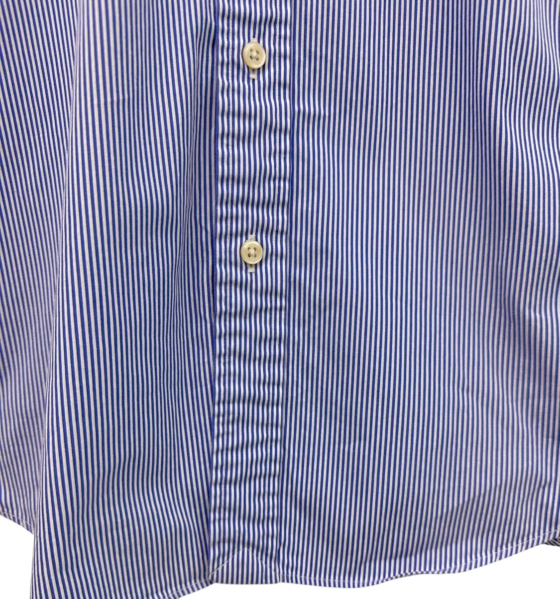 폴로 클래식핏 줄무늬 셔츠 화이트&블루네이비 (S) 상품이미지4
