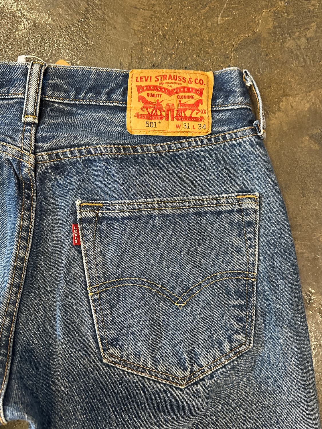 리바이스 501 W31 L34 상품이미지4