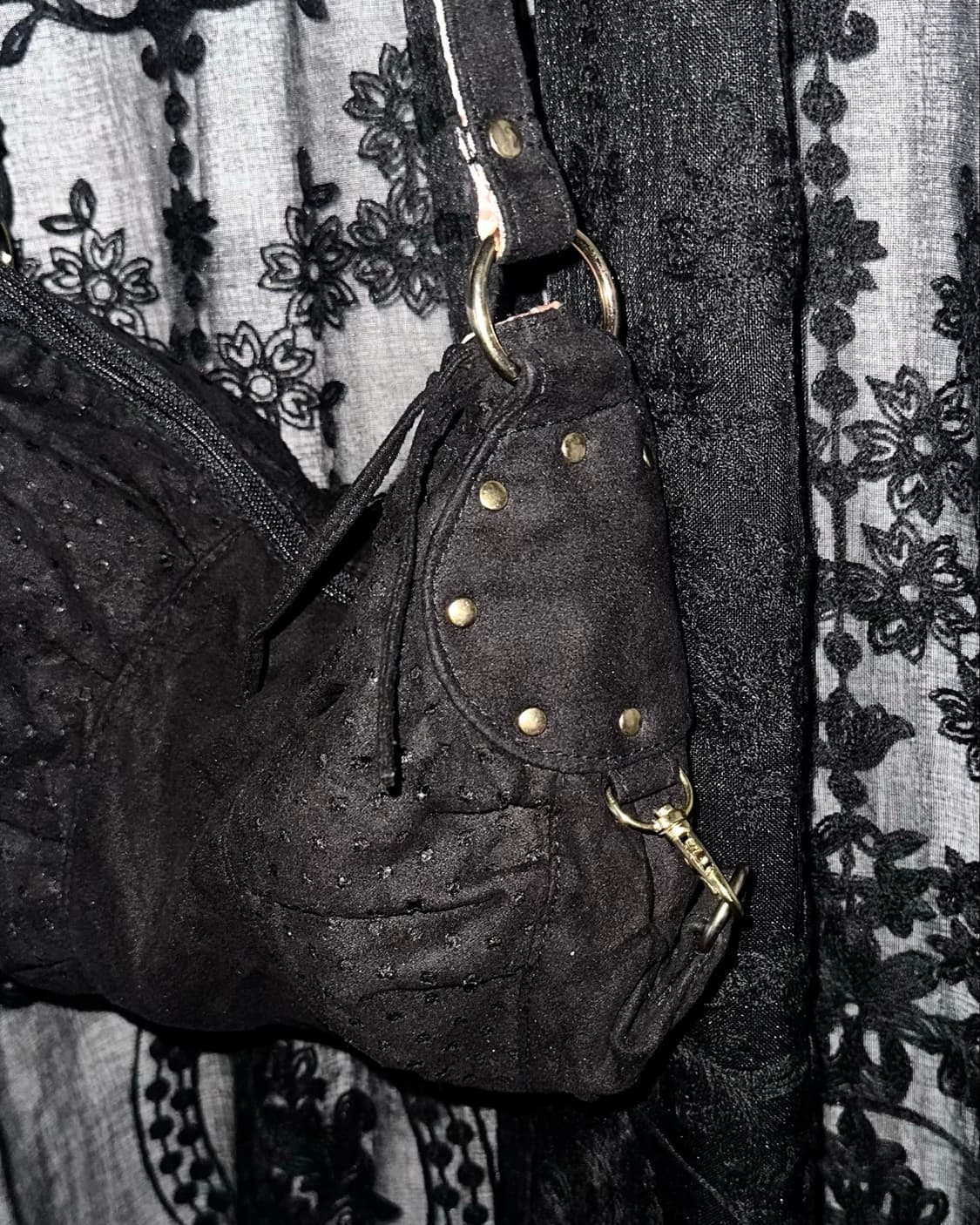 Lovely black cross bag 상품이미지3