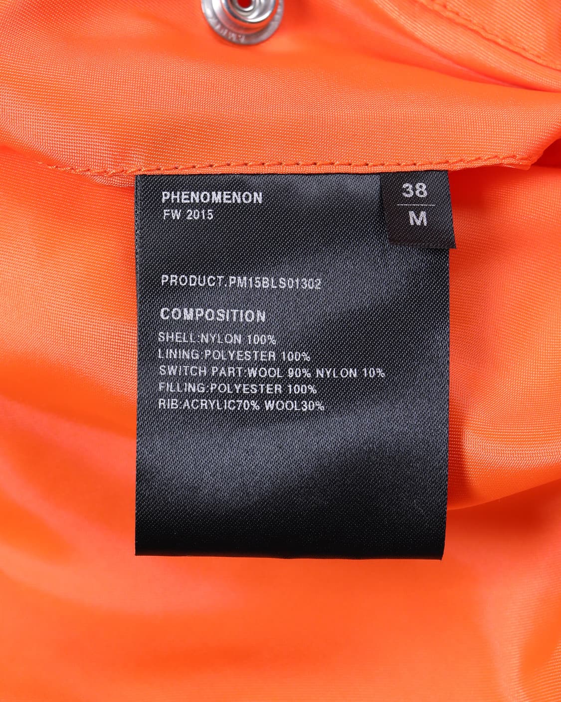 PHENOMENON FW15 Cutoff Scarf MA-1 Jacket 상품이미지5