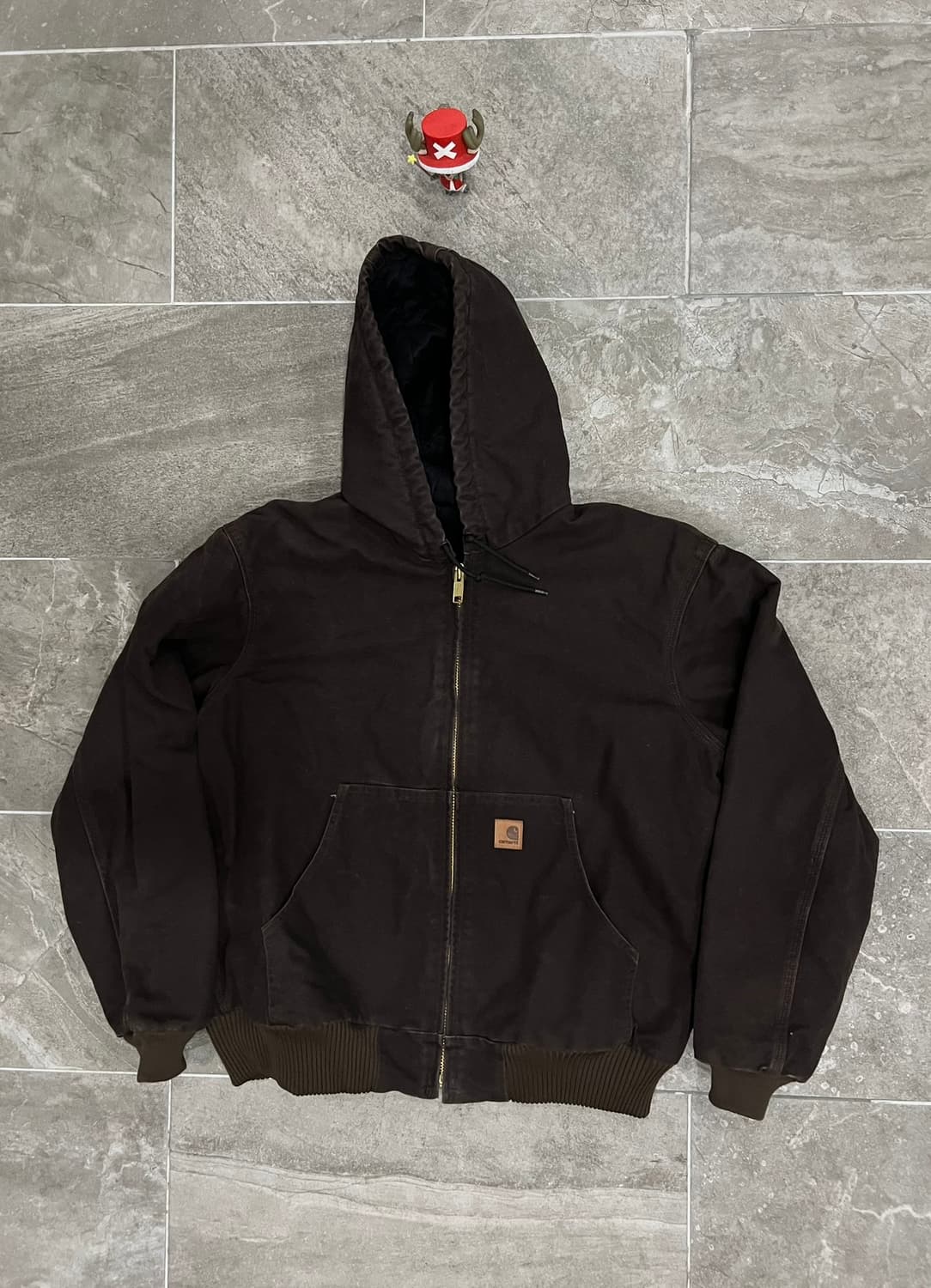 (L) 칼하트 덕 액티브 후드자켓 J130 DKB 다크브라운 상품이미지1