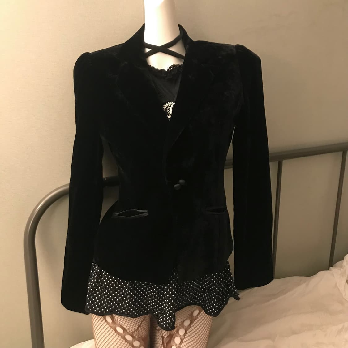 Comme Ca Ism 로리 라떼갸루 벨루아 자켓 상품이미지2