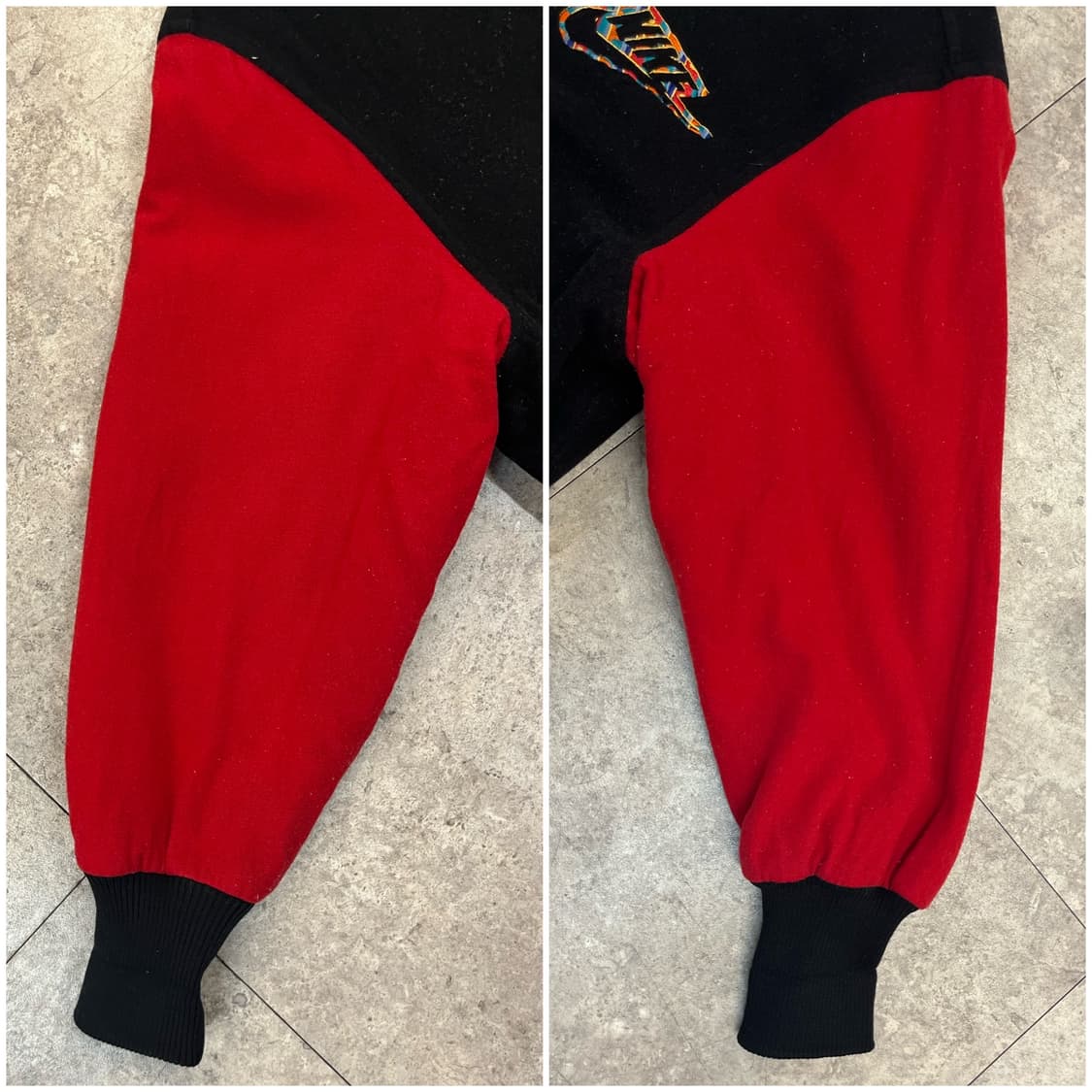 나이키 90s 에어 빅로고 울 바시티 자켓 블랙 95 #csz2865 상품이미지7