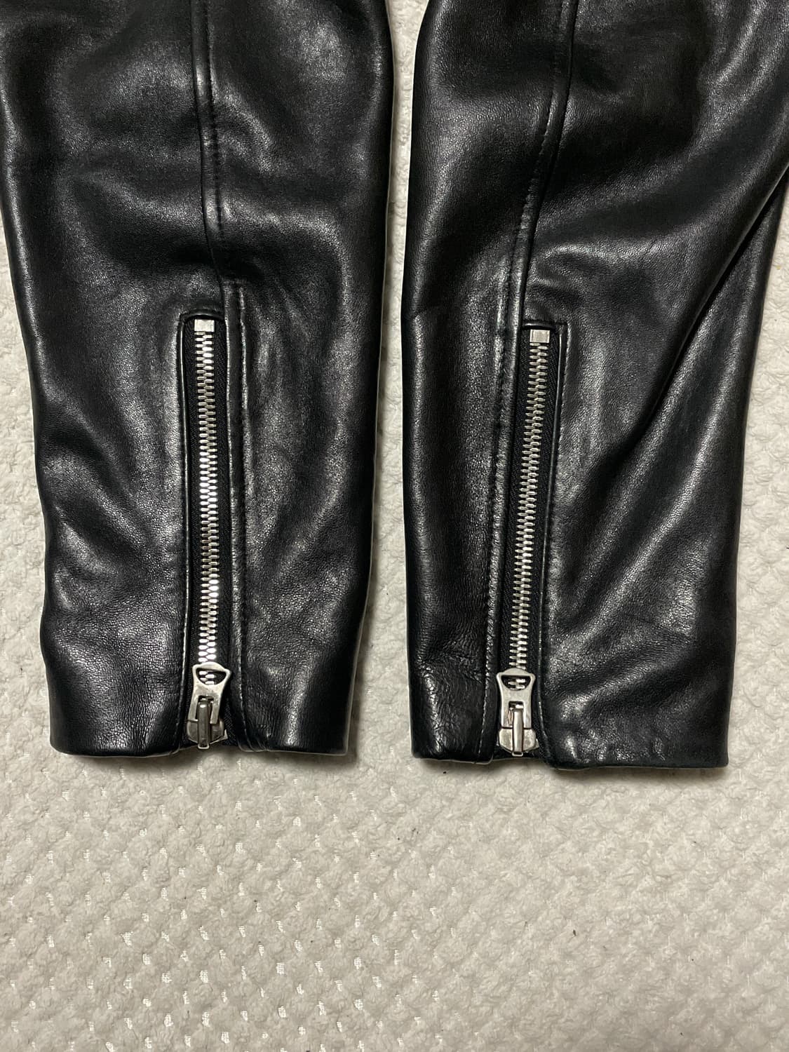 광희시장 웨스턴 무드 램스킨 양가죽 레더 자켓 상품이미지6