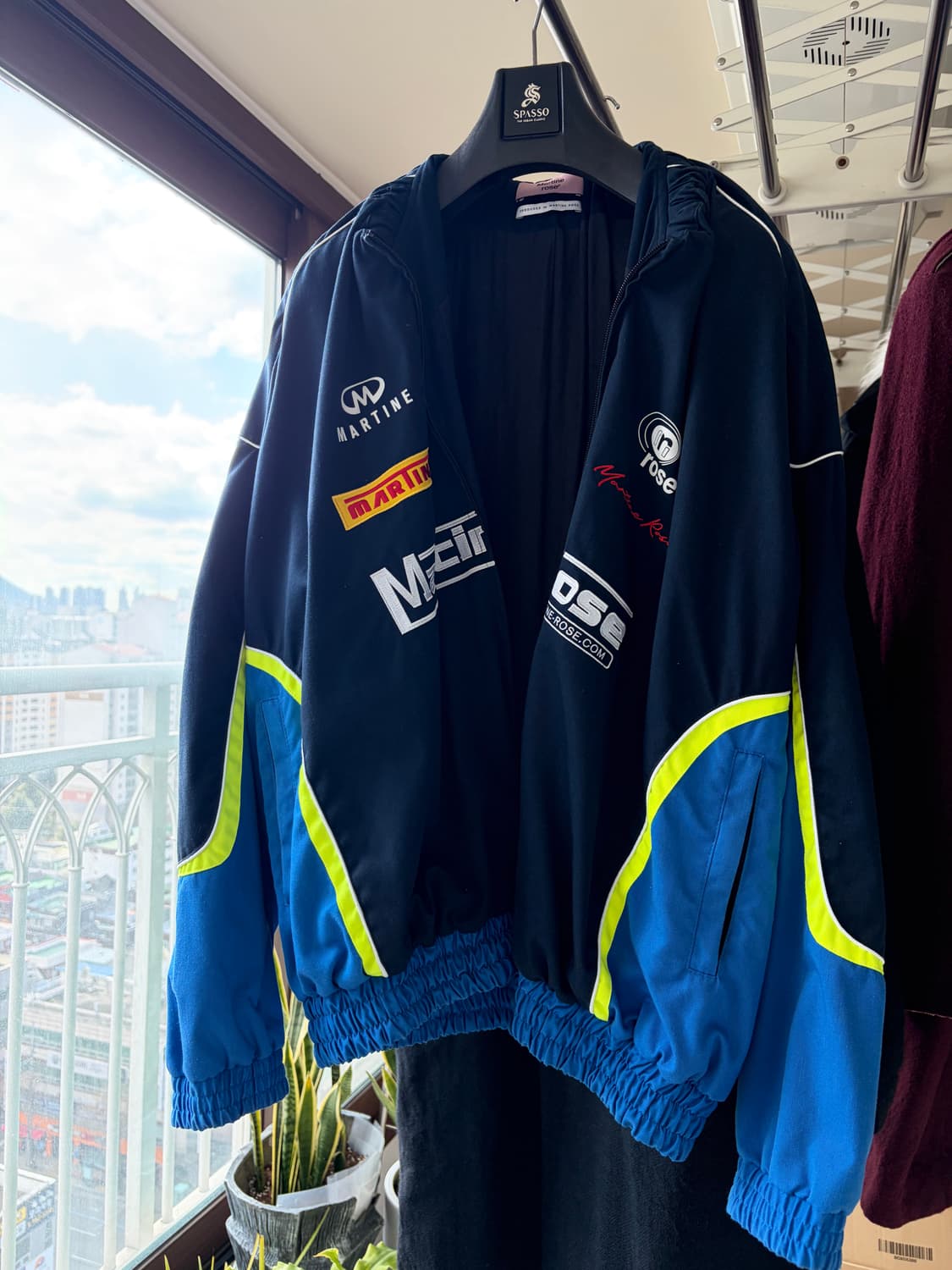 마틴 로즈 턱 넥 스폰서 레이싱 자켓 상품이미지2