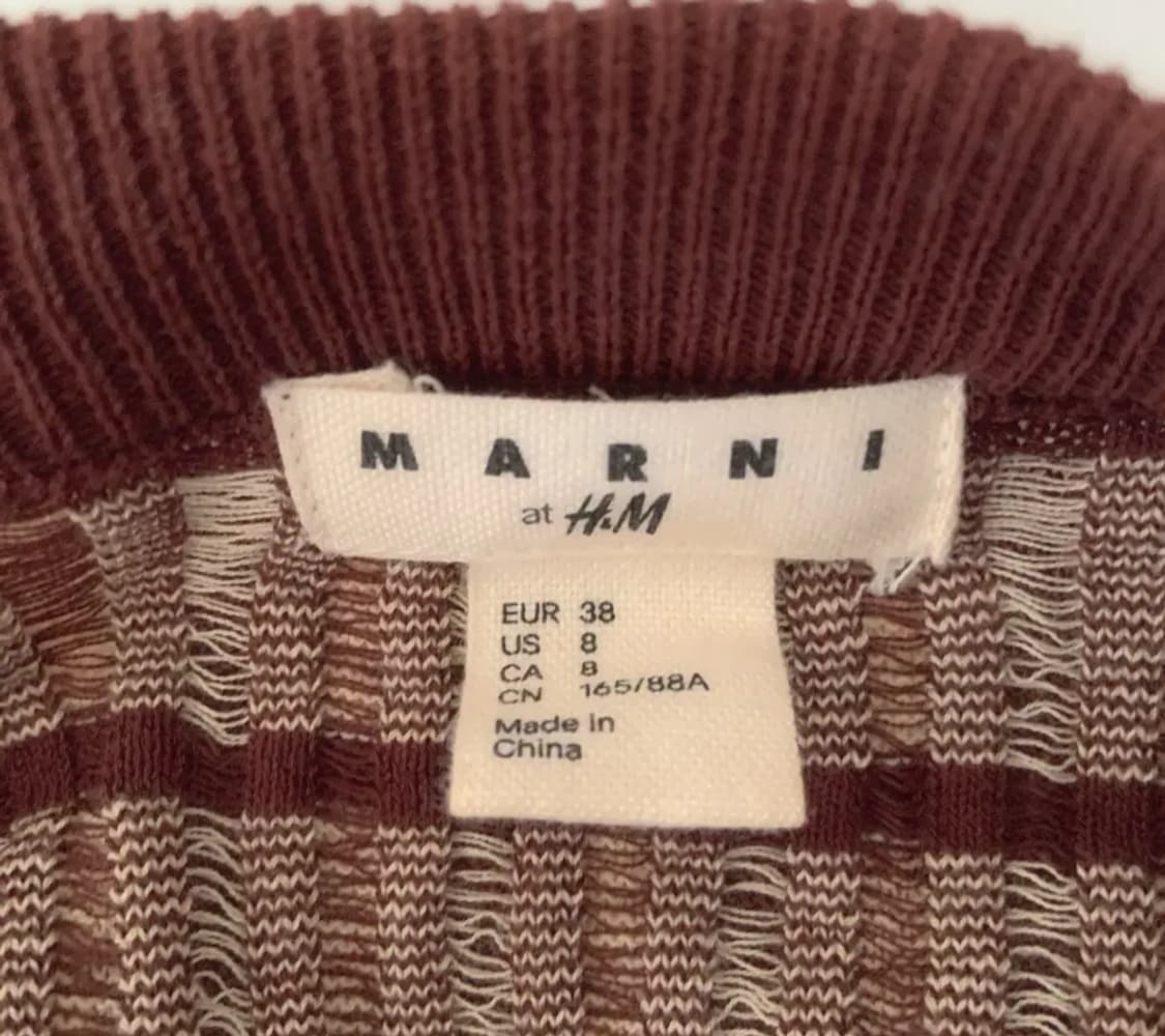 마르니 H&M 콜라보 실크 니트 가디건 EUR 38 새제품 상품이미지5