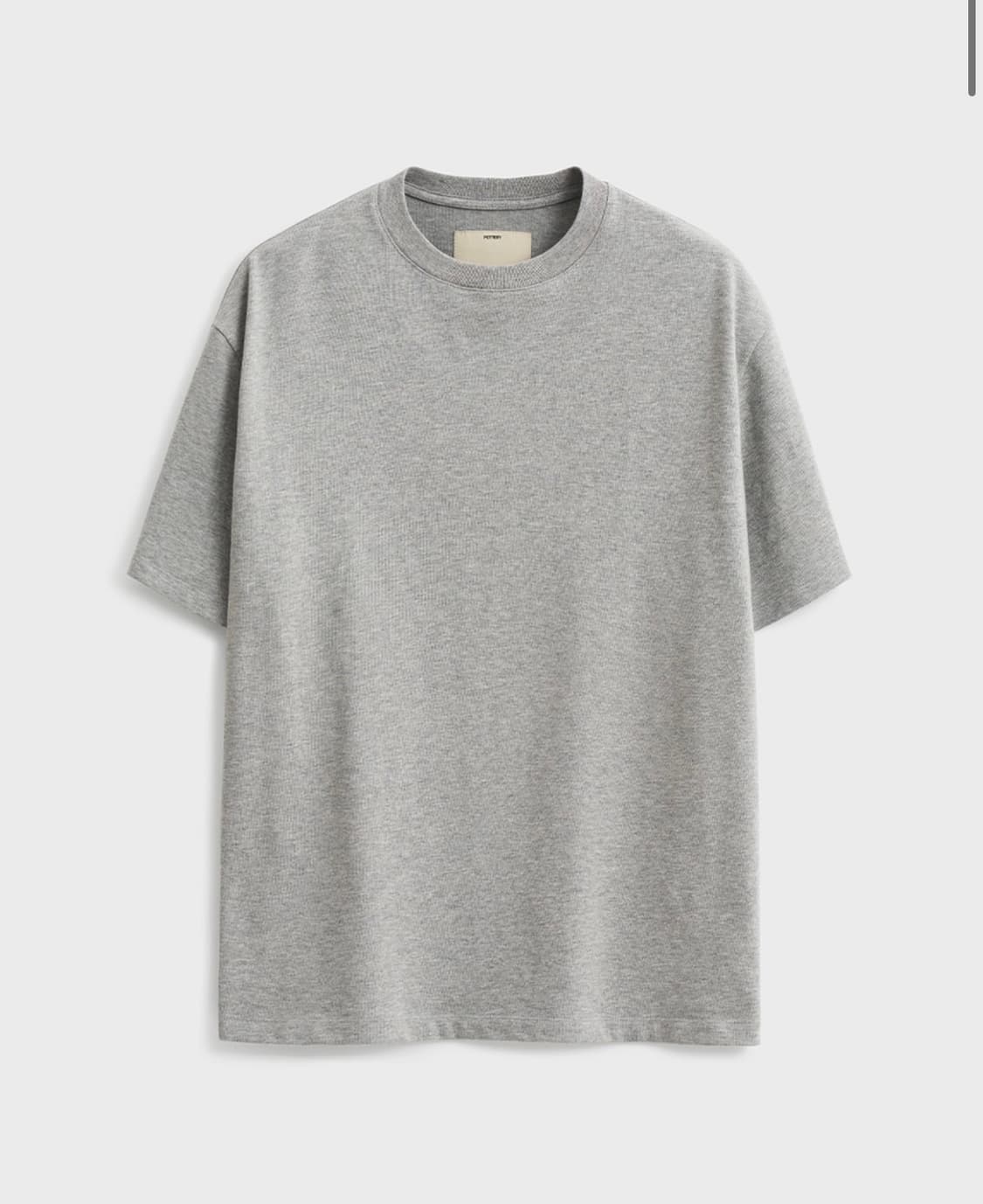 2(M) 포터리 수피마 코튼 반팔 티셔츠 멜란지 그레이 / 포터리 반팔 상품이미지1