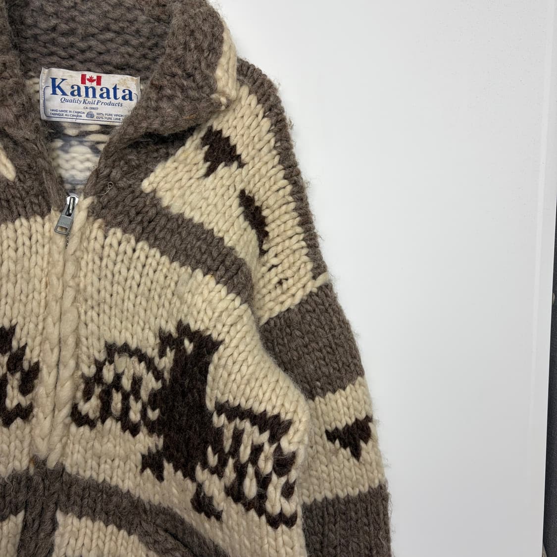 카나타 코위찬 니트 가디건 집업 자켓 상품이미지3