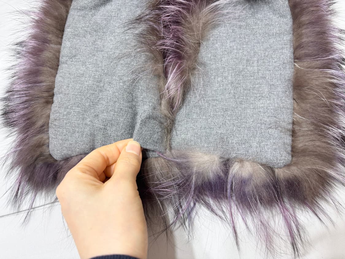 리가ㅡ 새제품/ 천연 폭스 자석 내장형 넥워머/목도리/카라/머플러 상품이미지6