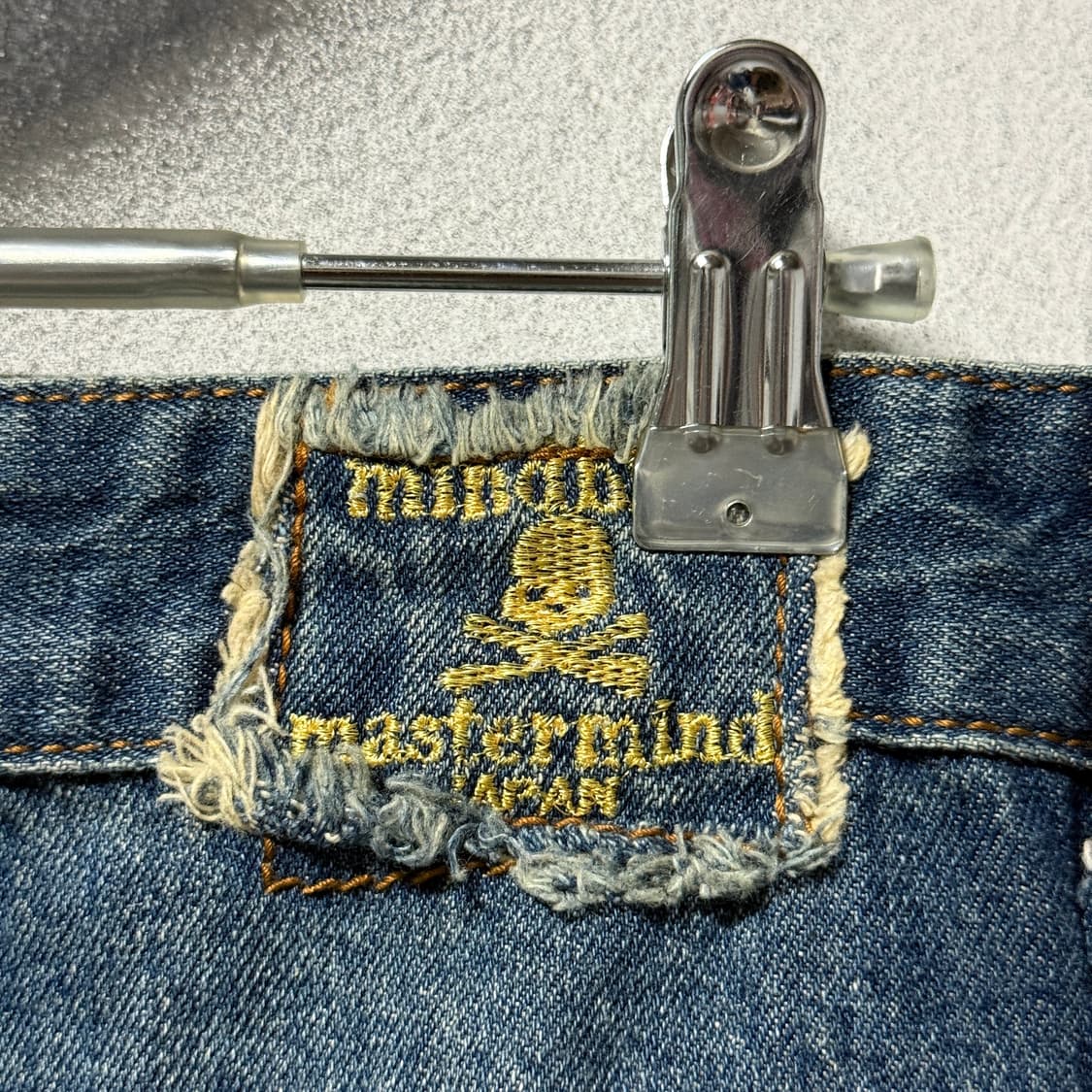 VTG 빈티지 마스터마인드 커스텀 락 펑크 새깅 데님 팬츠 상품이미지8