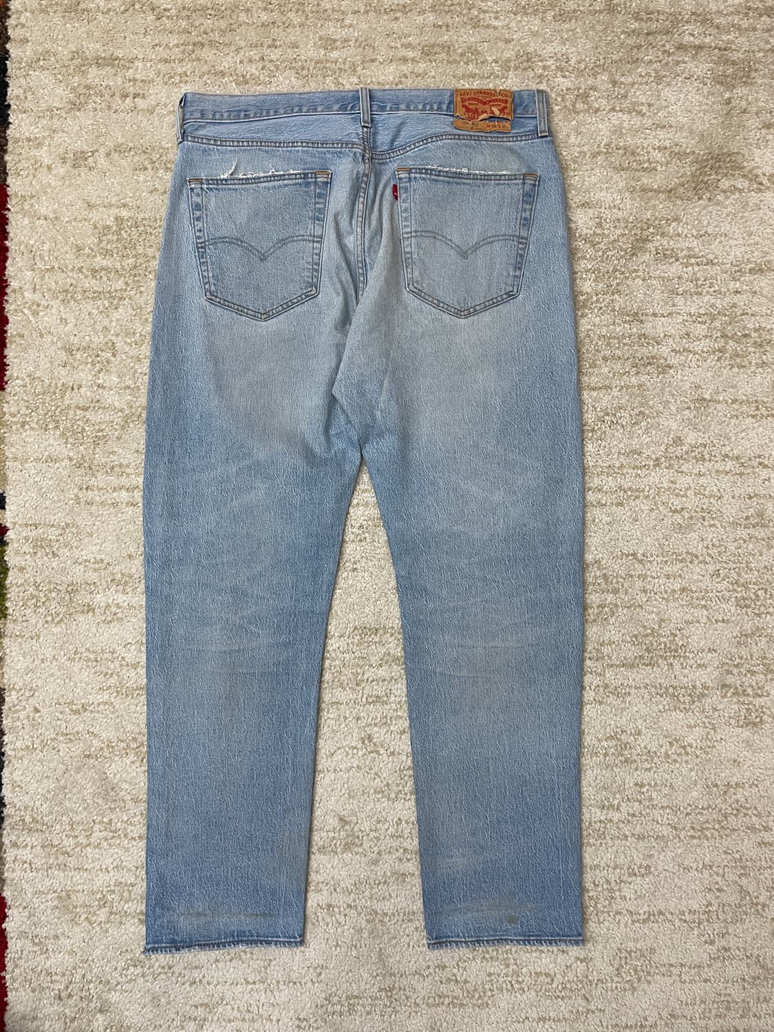 [36] 00s Levis 리바이스 501 36사이즈 라이트 블루 데님 상품이미지2