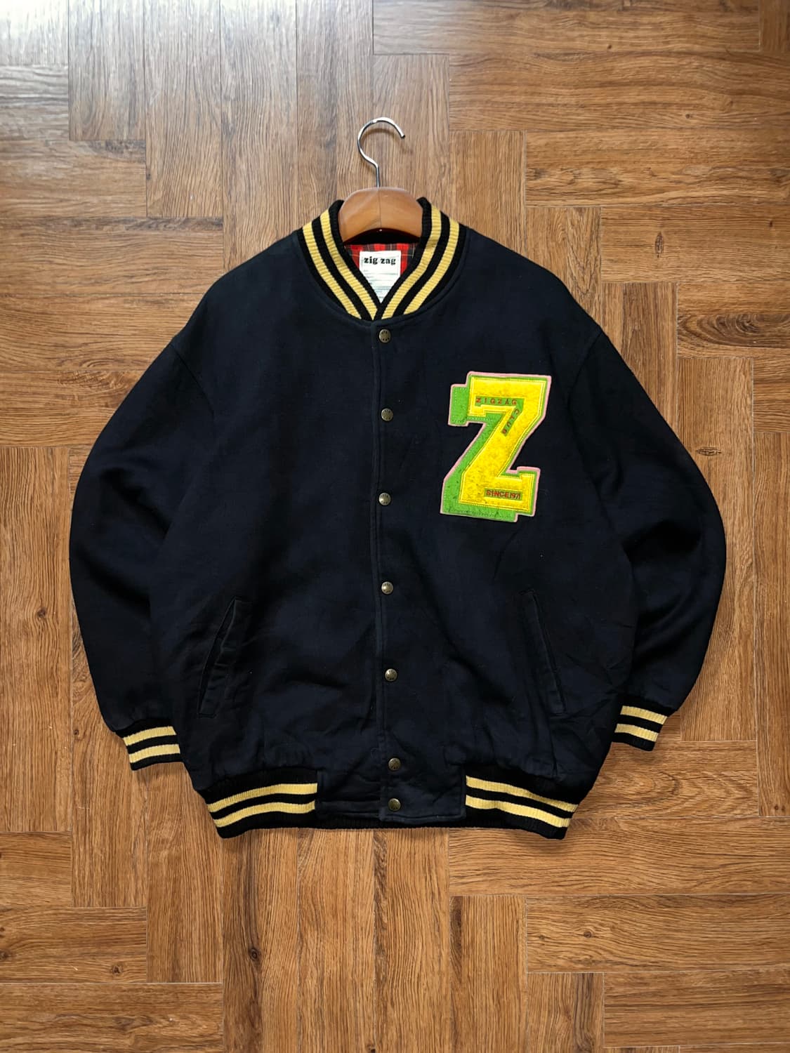 빈티지 모직 바시티자켓 상품이미지2