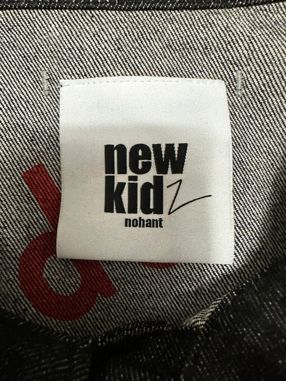 노앙 뉴키즈 흑청 데님 트러커 자켓 상품이미지6