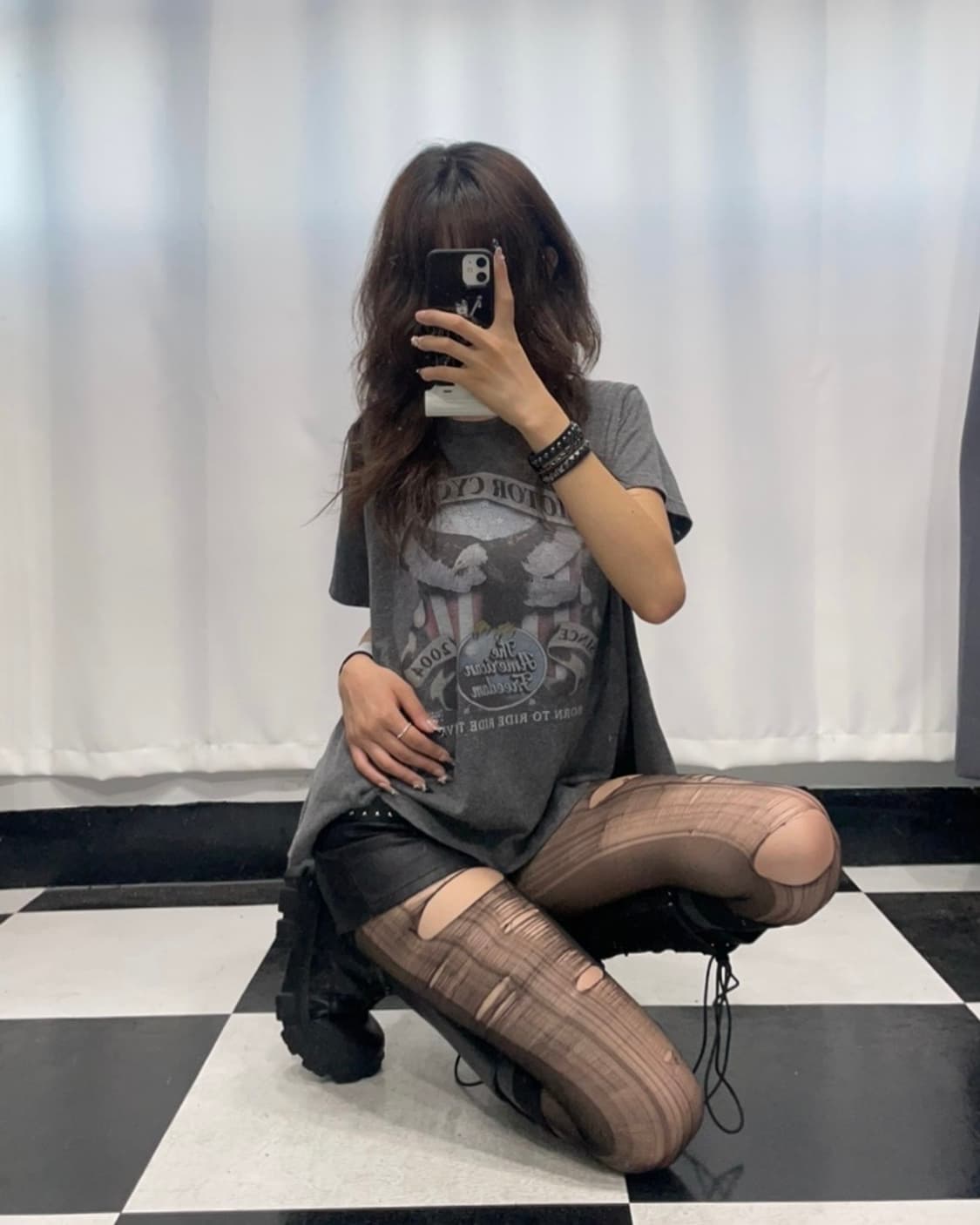 🎸그레이 프린팅 티셔츠🎸 상품이미지2