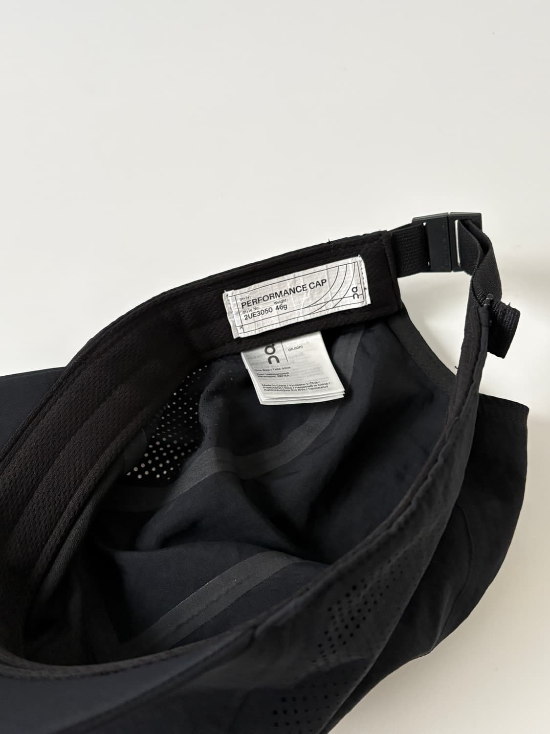 온러닝 퍼포먼스 캡 (블랙) 상품이미지4