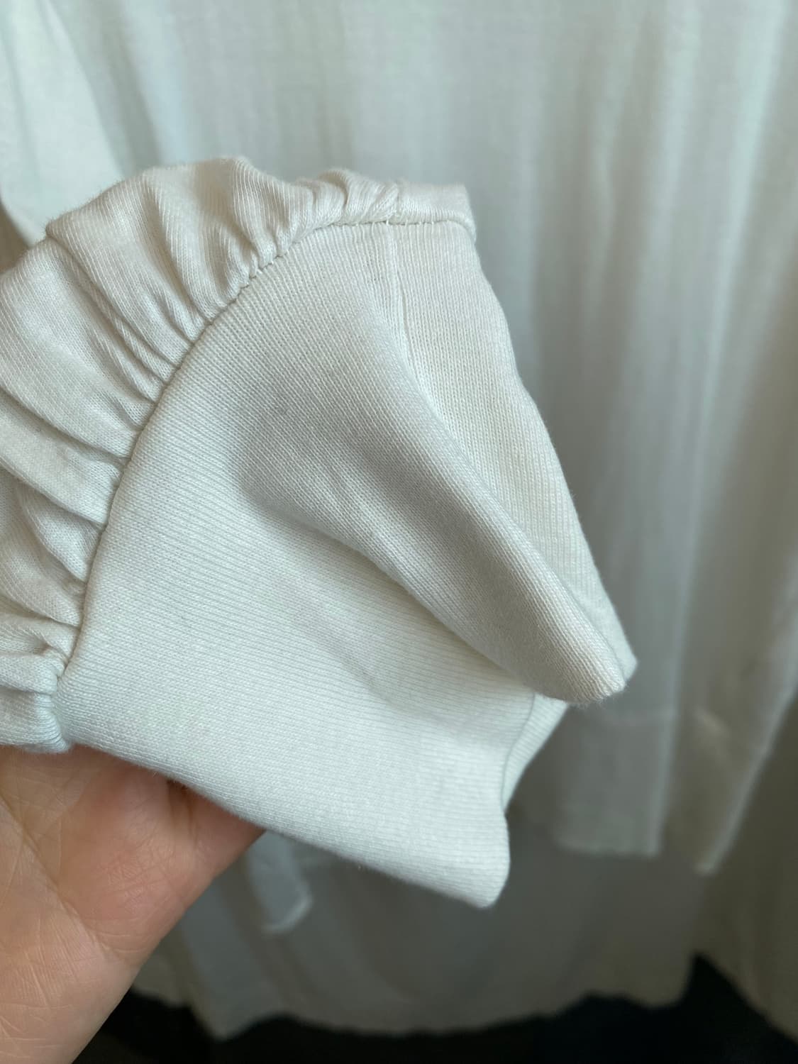 LARU 화이트 면티셔츠(L) 상품이미지6