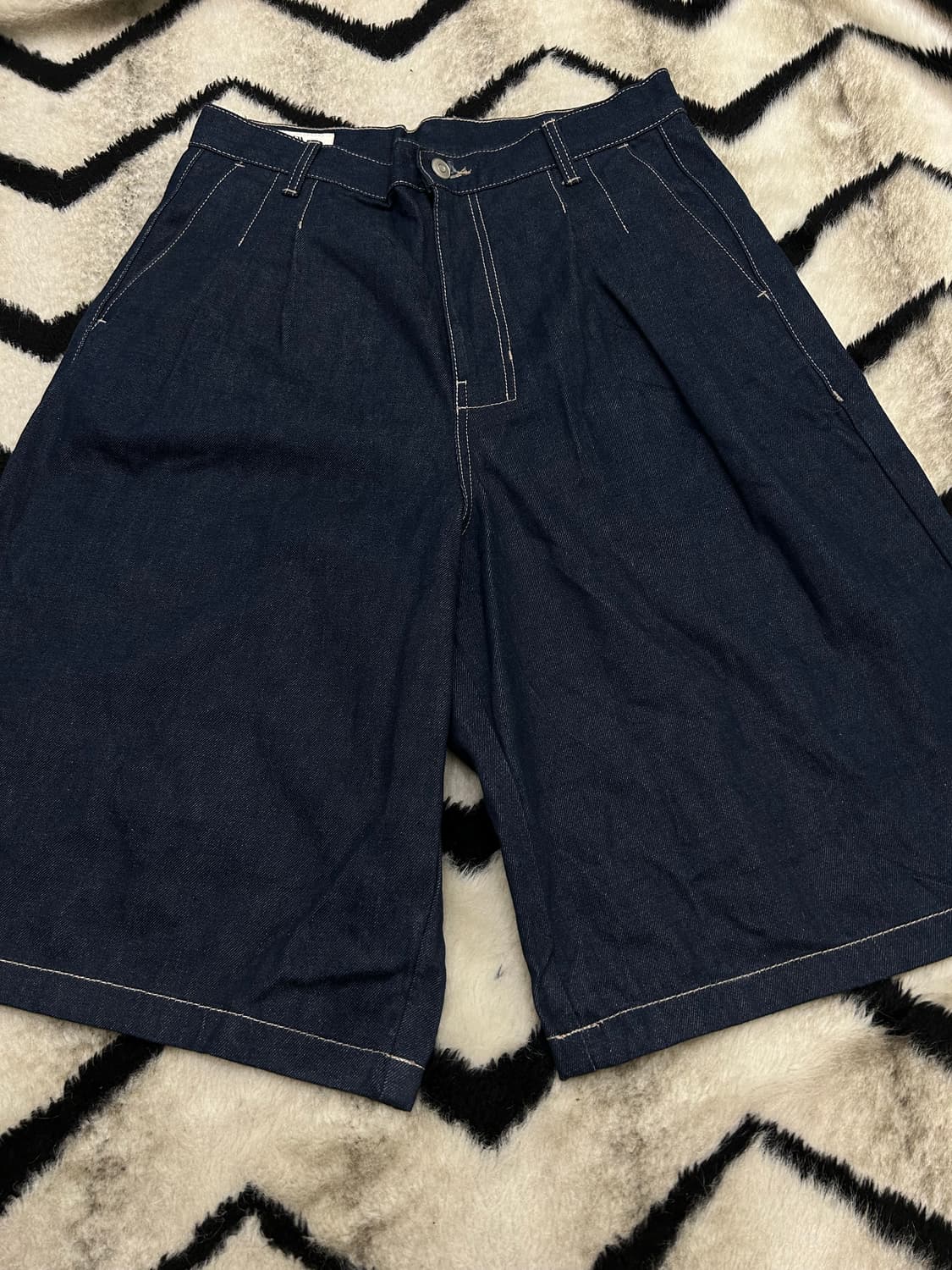 [공용30]ZARA 버뮤다 데님 팬츠/생지 상품이미지1