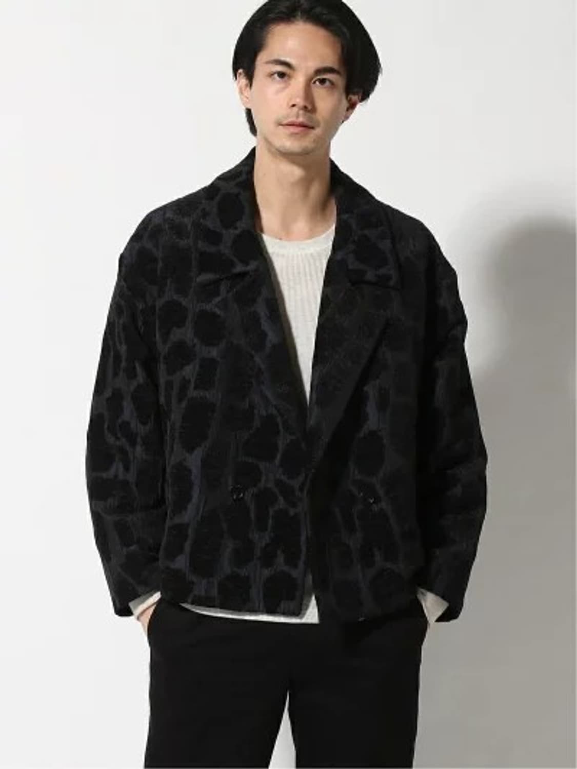 하레 HARE 재피니즈 빅 라펠 블레이저 자켓 PN8547 상품이미지2