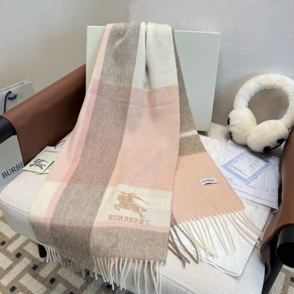 버버리 리버서블 스카프 100% 램스울
 상품이미지4