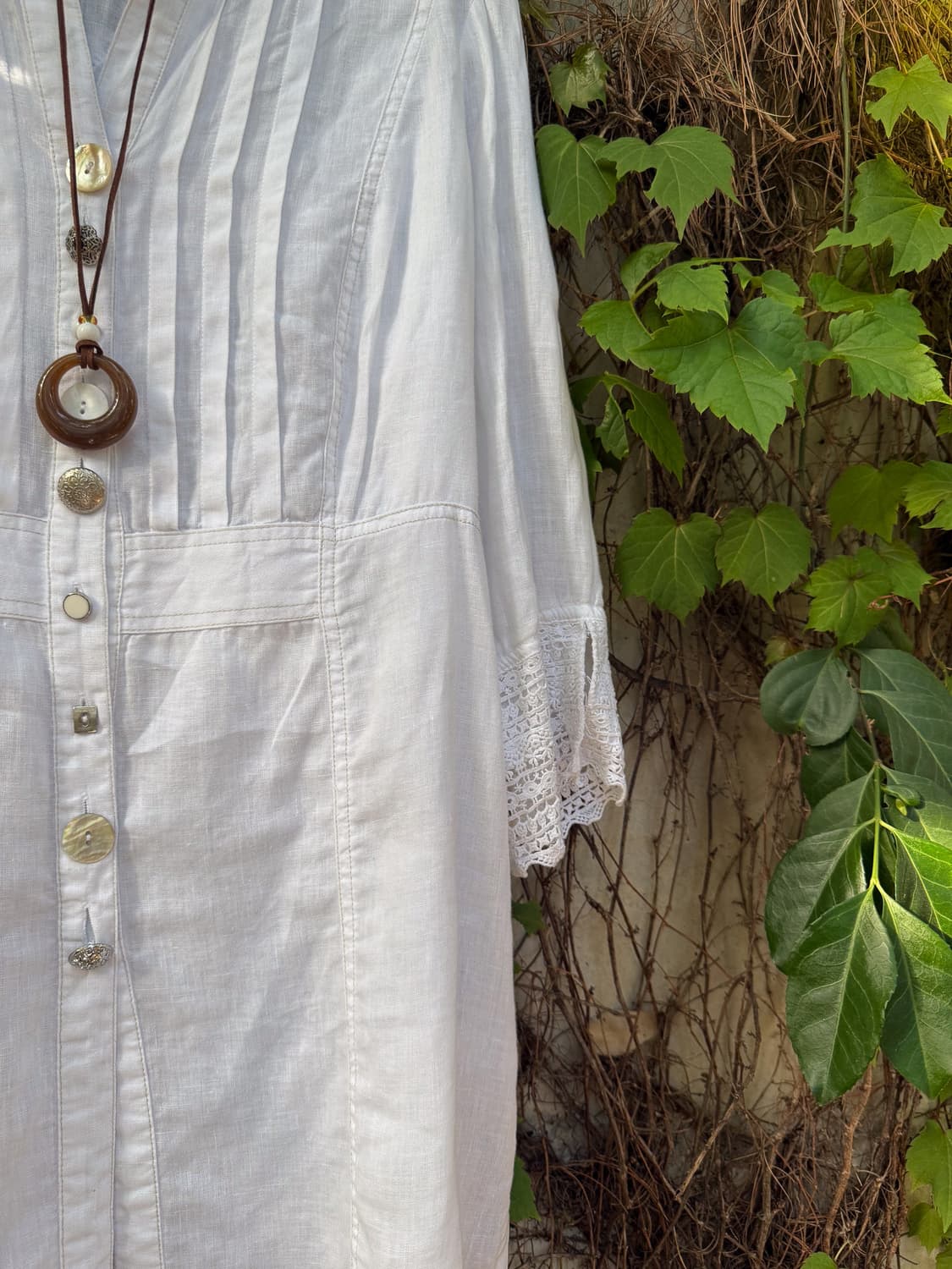 Antique Button Linen Shirt 0093 상품이미지2