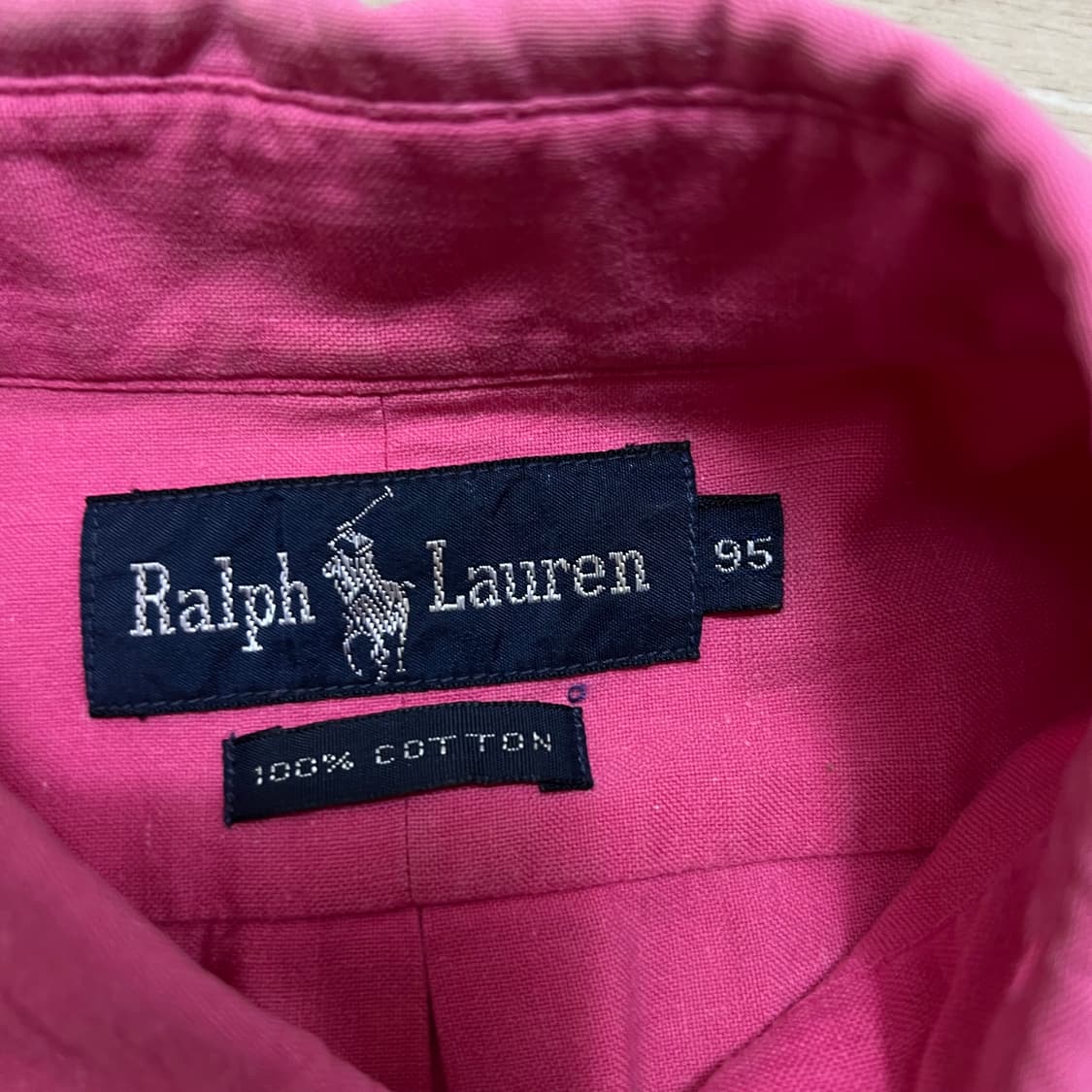 폴로 랄프로렌 여성 스몰포니 버튼다운 반팔 셔츠 [핑크] M/95 상품이미지5