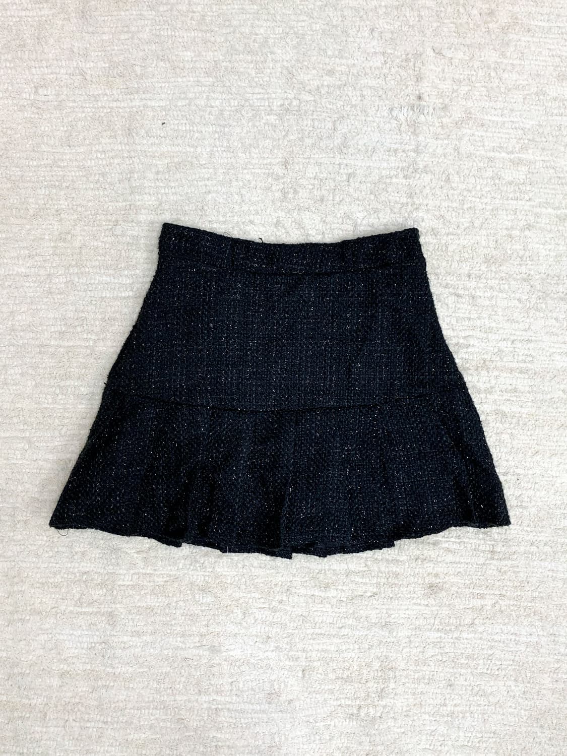 Black Tweed Two-Pocket Skirt 상품이미지3