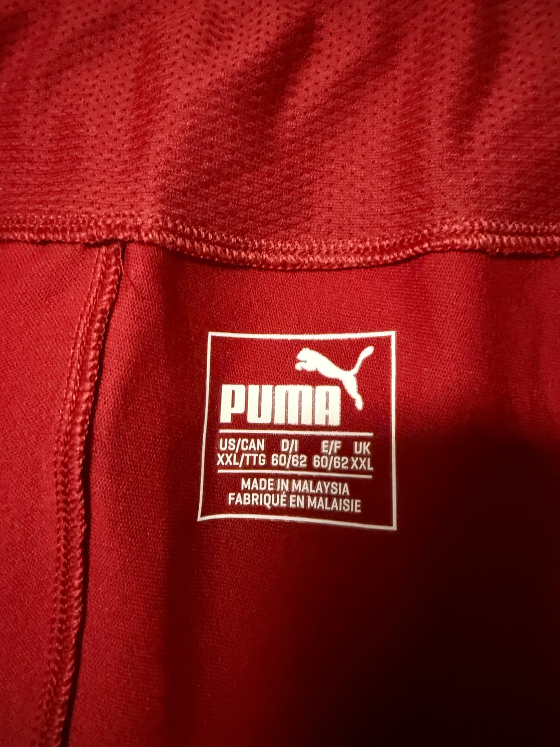 푸마 아스날 트레이닝 바지 레드 xxl 상품이미지4