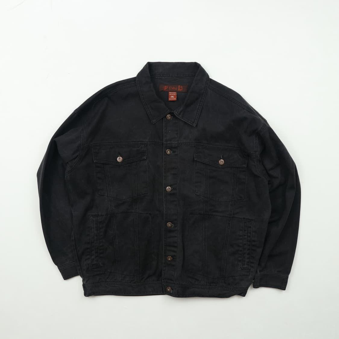 빈티지 청자켓 블랙 2XL A1027 상품이미지1