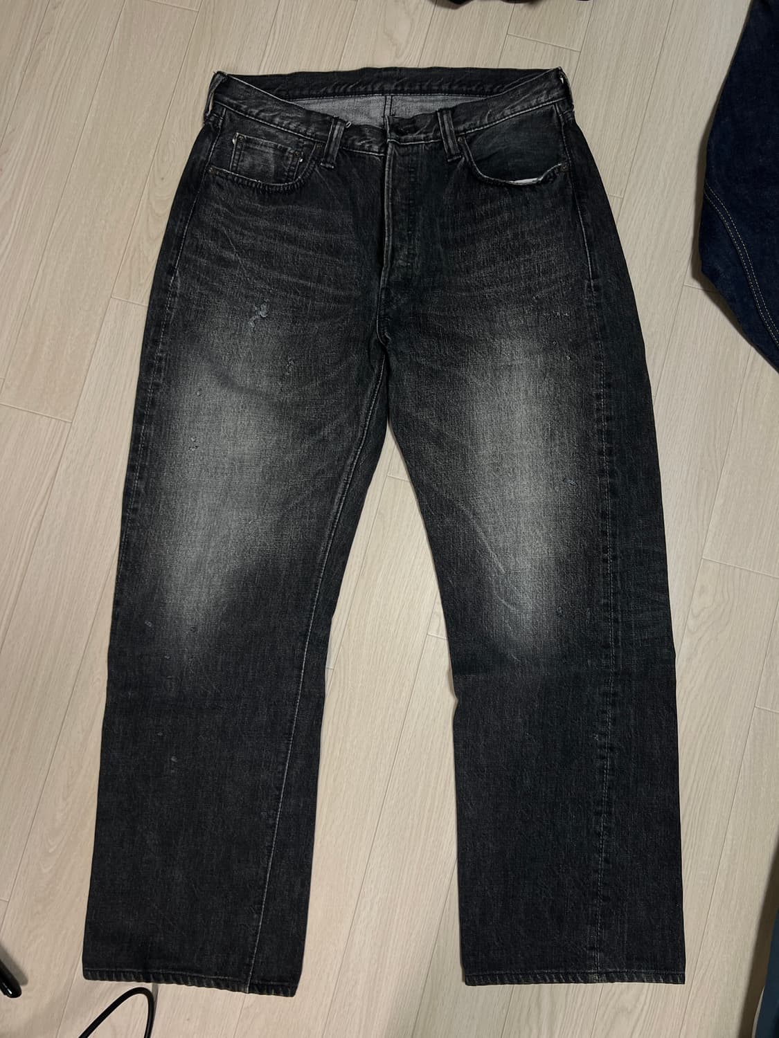 택포32) 풀카운트 0105 다트포드 블랙 32 기장수선 상품이미지1