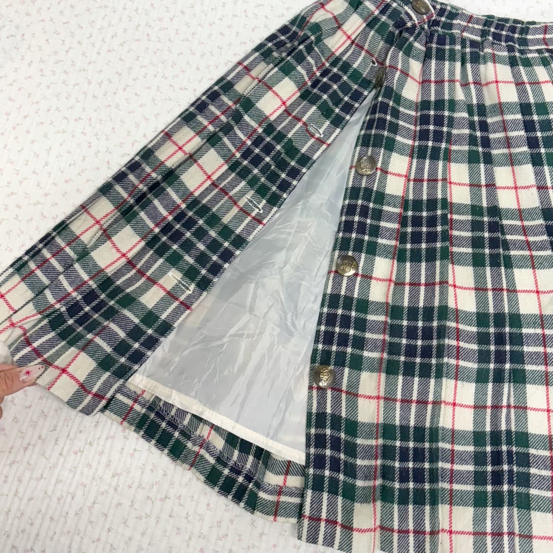 JPN/ 미디스커트 울미디스커트 클래식미디스커트 스쿨룩스커트 상품이미지8