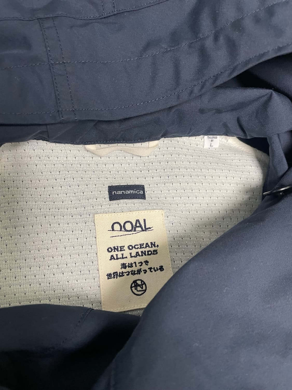 나나미카 후드자켓 네이비 상품이미지2