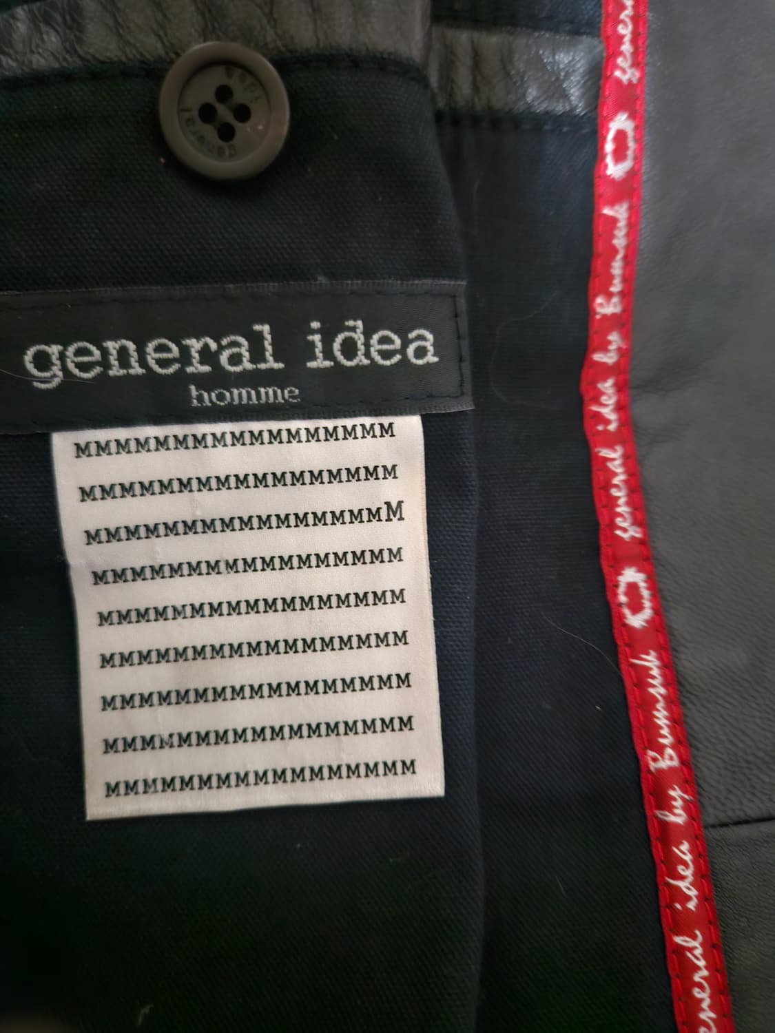 제너럴 아이디어 가죽자켓 90~95 상품이미지7