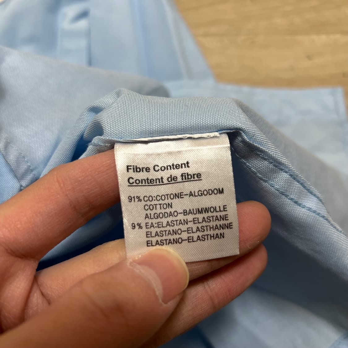 몽클레어 시그니처 와펜 버튼다운 옥스퍼드 셔츠 [스카이블루] L/100 상품이미지6