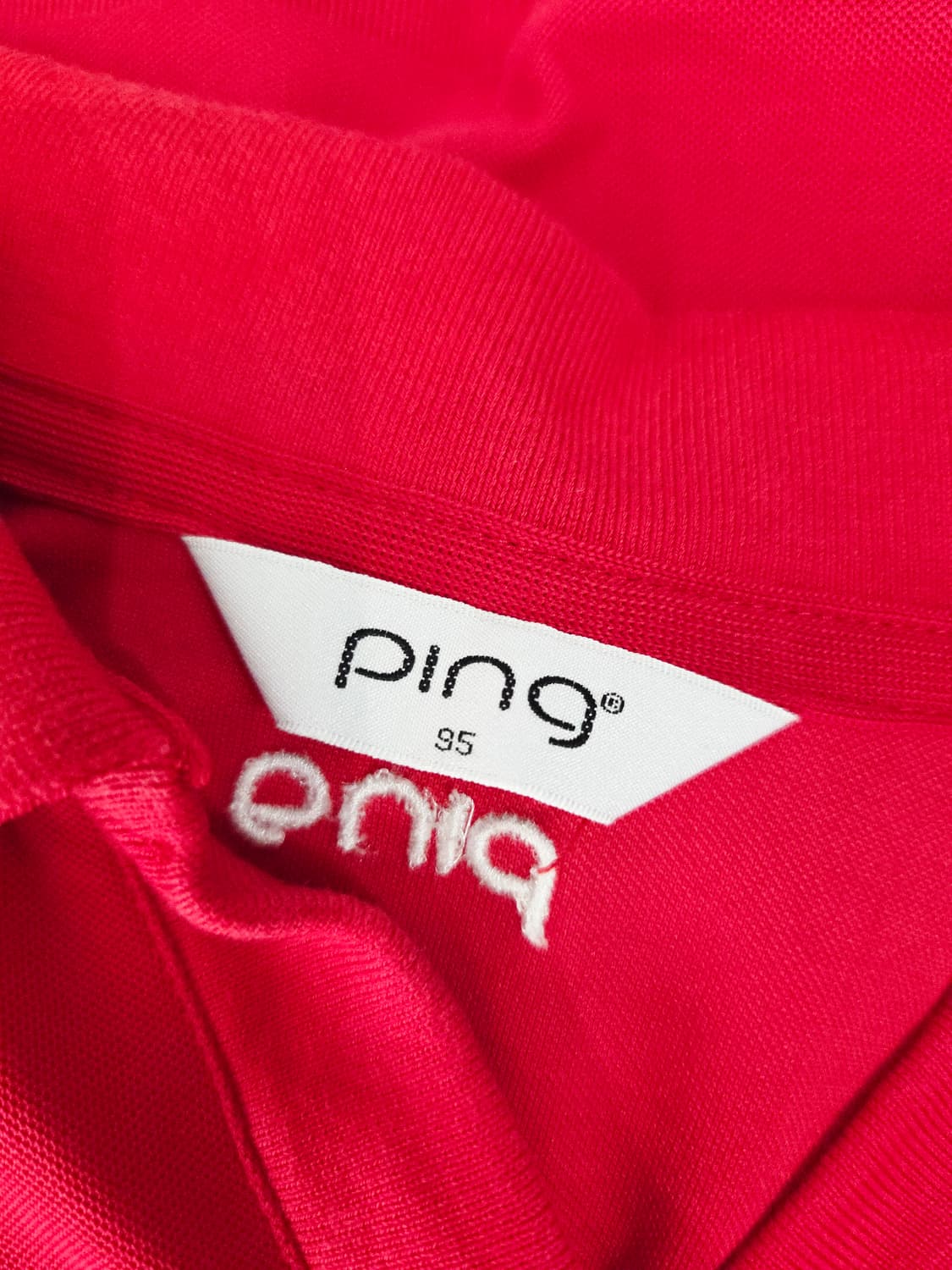 PING 핑 여성 레드 민소매 골프 티셔츠_95 상품이미지6