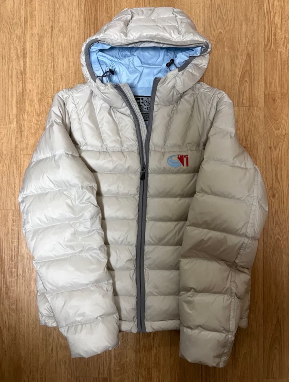 테켓 경량패딩 라이트그레이 상품이미지2