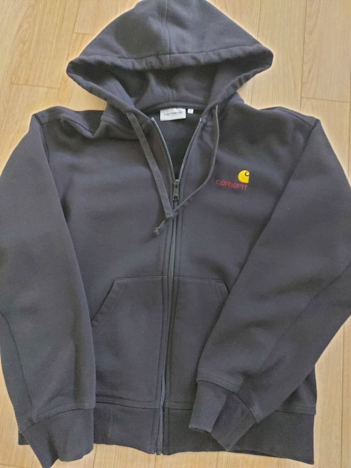 칼하트 후드집업 블랙 상품이미지2